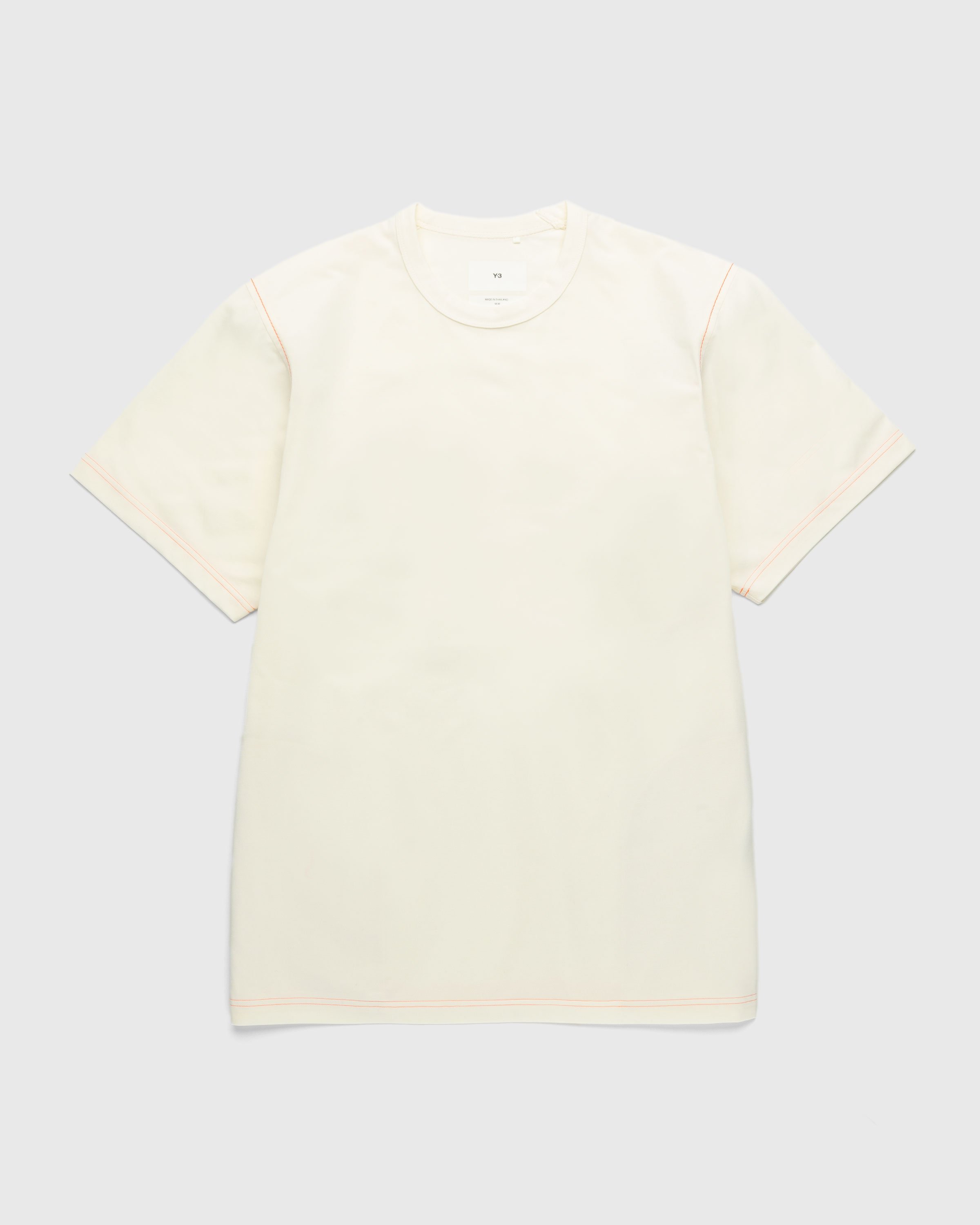 Y-3 - Short Sleeve T-Shirt Beige - Clothing - Beige - Image 1
