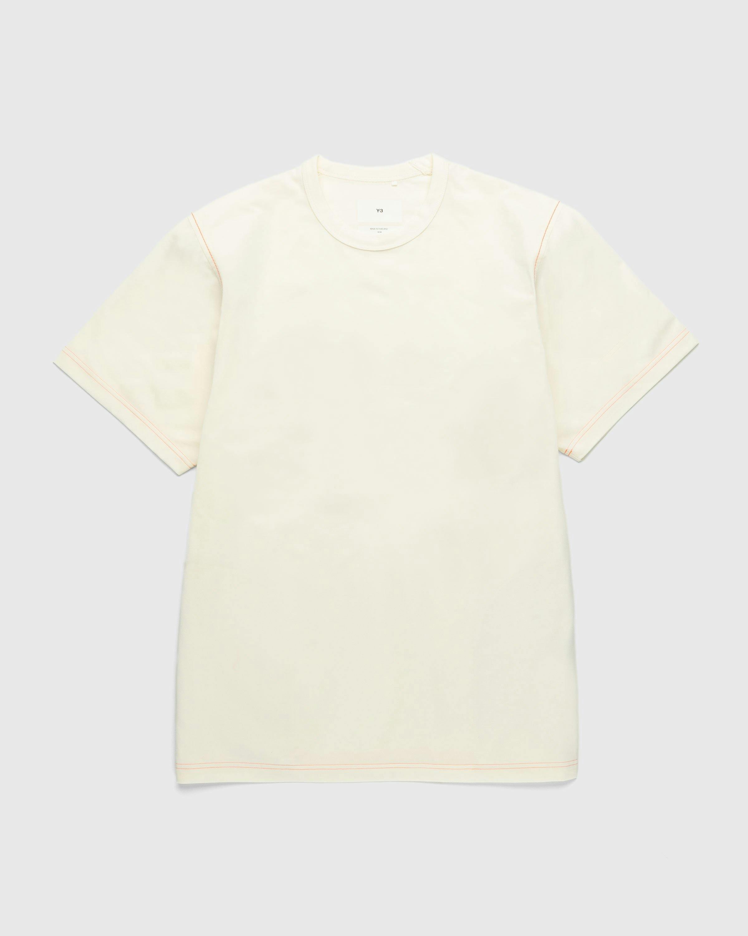 Y-3 - Short Sleeve T-Shirt Beige - Clothing - Beige - Image 1