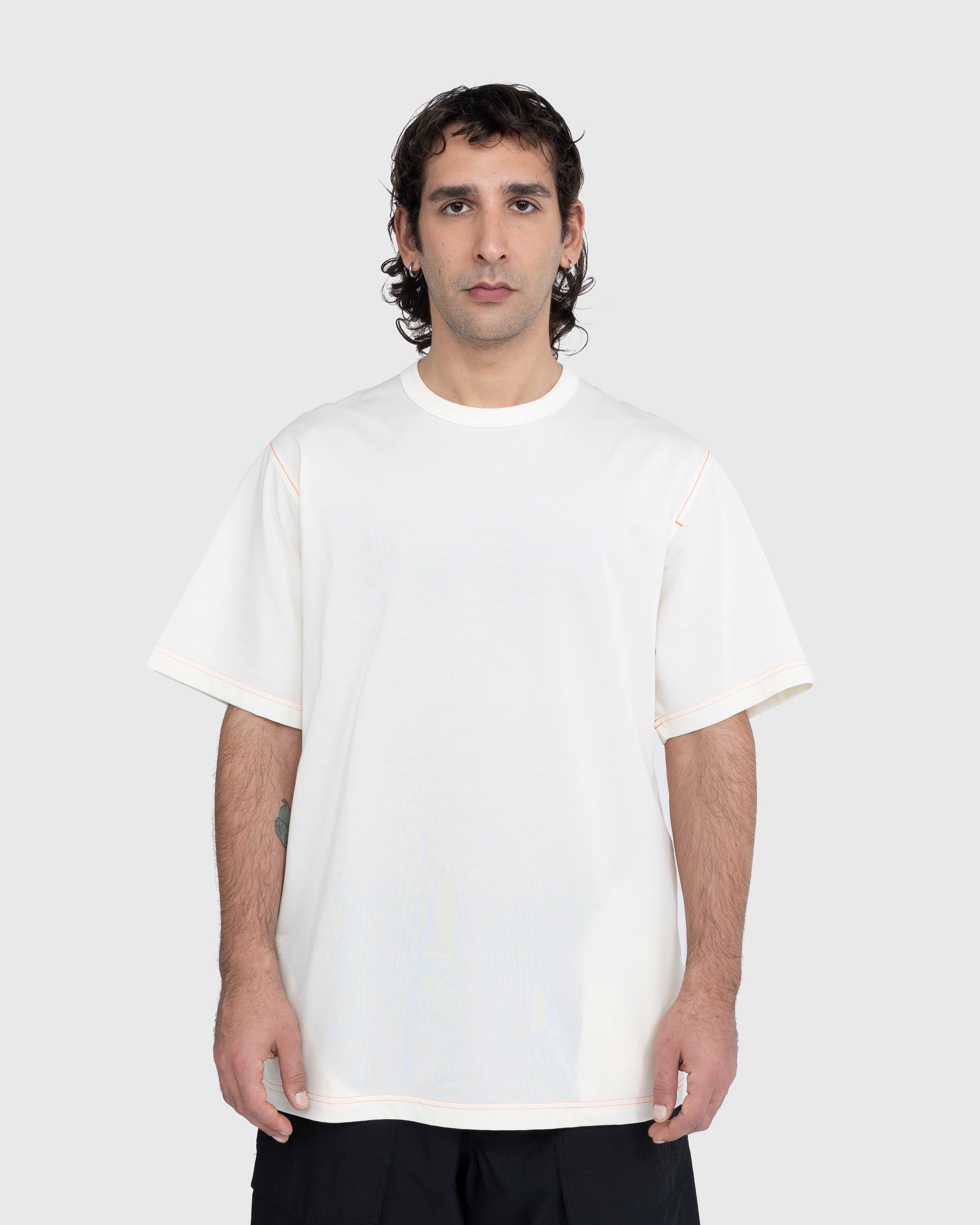 Y-3 - Short Sleeve T-Shirt Beige - Clothing - Beige - Image 2