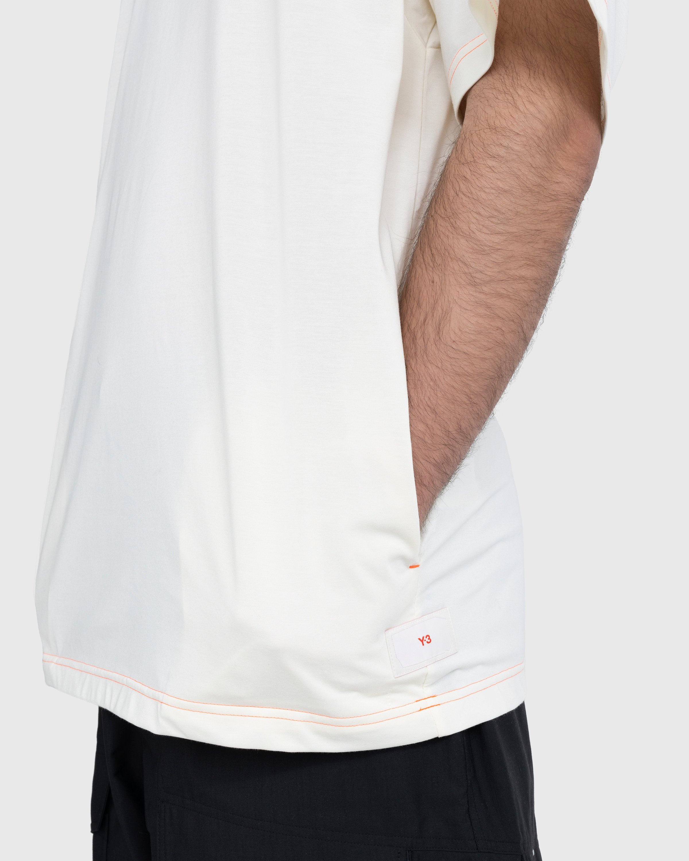 Y-3 - Short Sleeve T-Shirt Beige - Clothing - Beige - Image 6