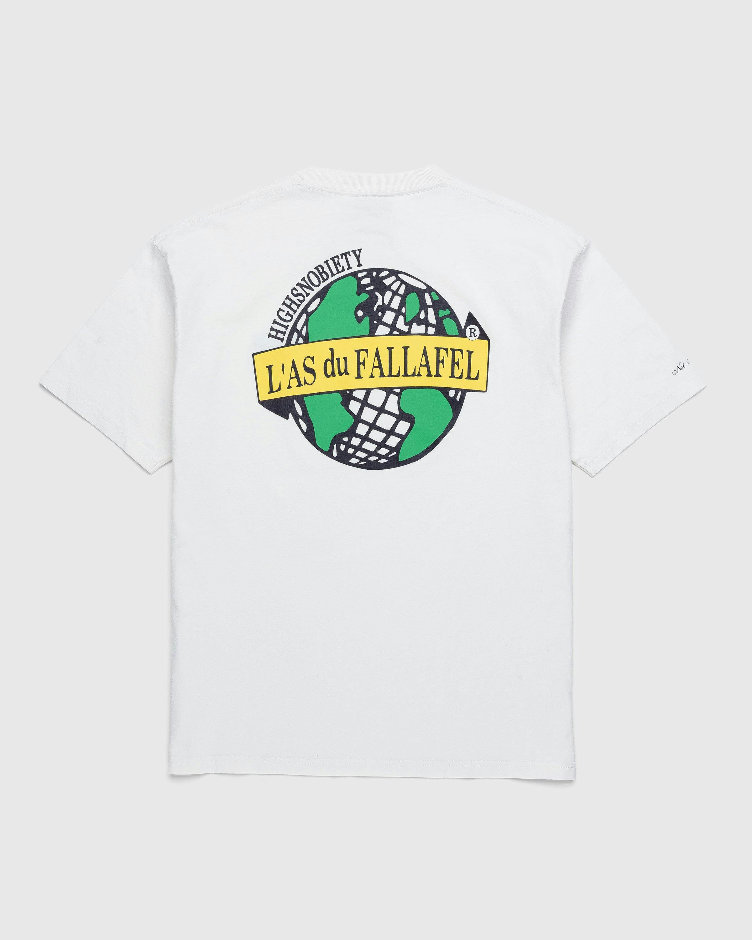 L'As du Fallafel x Highsnobiety - Short Sleeve T-Shirt White - Clothing - White - Image 1