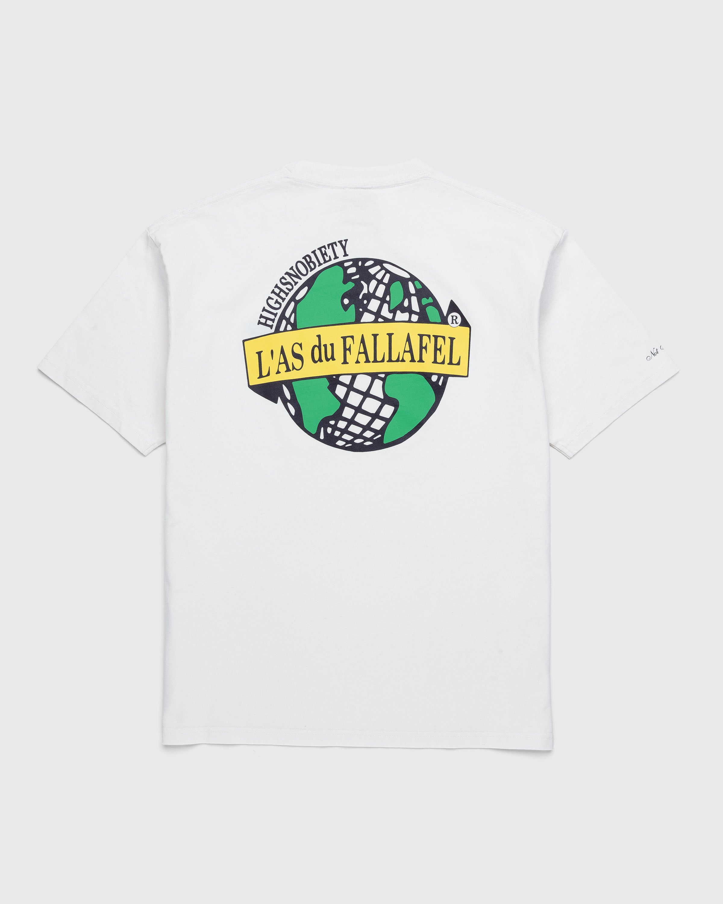 L'As du Fallafel x Highsnobiety - Short Sleeve T-Shirt White - Clothing - White - Image 1