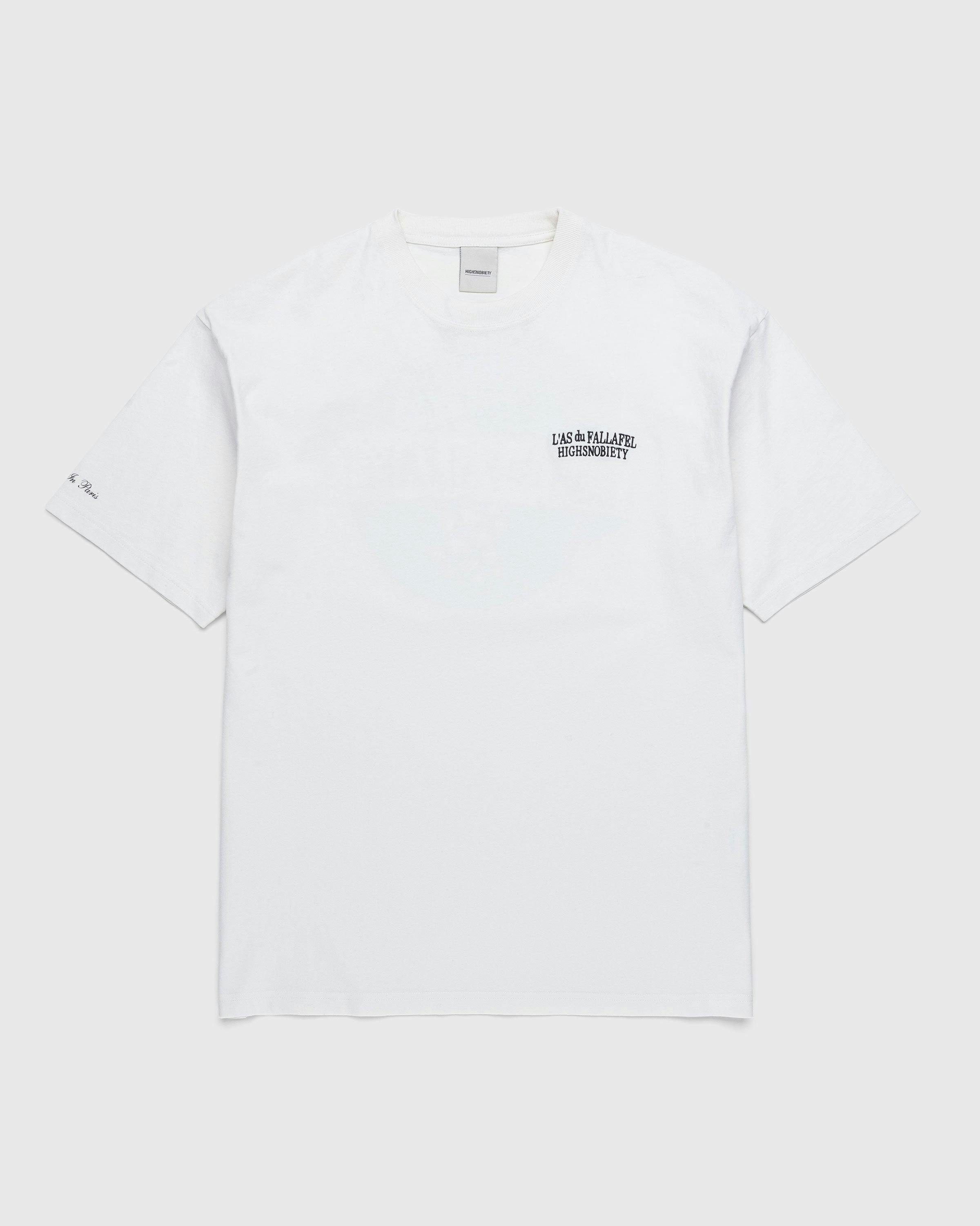 L'As du Fallafel x Highsnobiety - Short Sleeve T-Shirt White - Clothing - White - Image 2