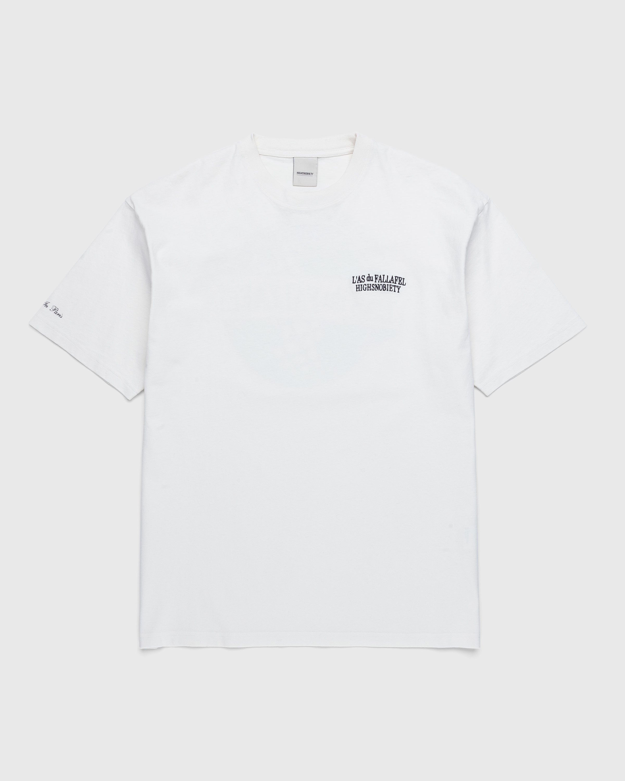 L'As du Fallafel x Highsnobiety - Short Sleeve T-Shirt White - Clothing - White - Image 2