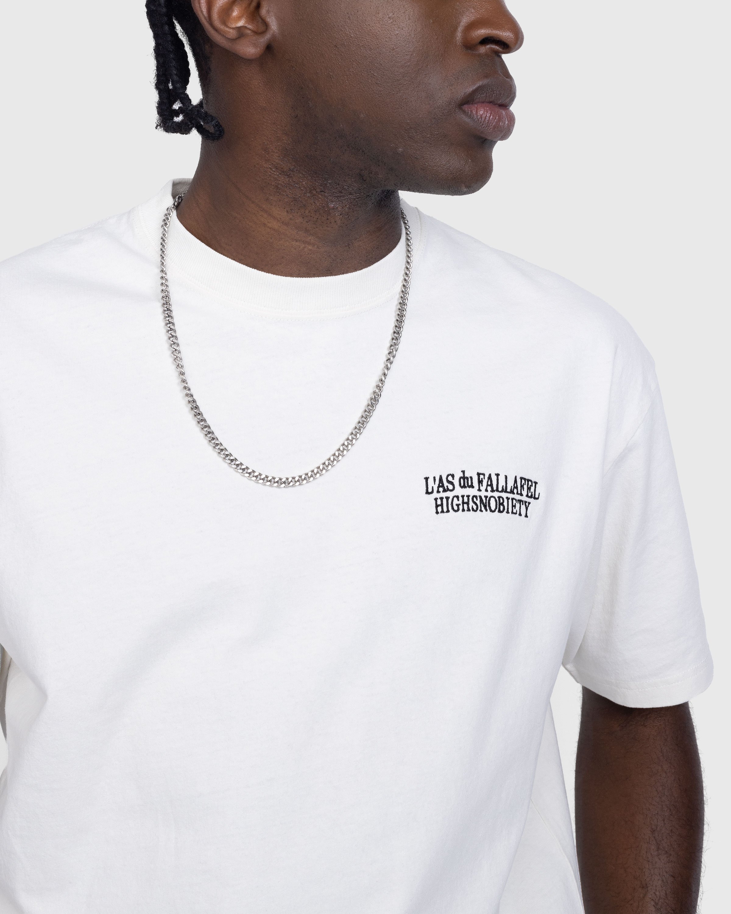 L'As du Fallafel x Highsnobiety - Short Sleeve T-Shirt White - Clothing - White - Image 5