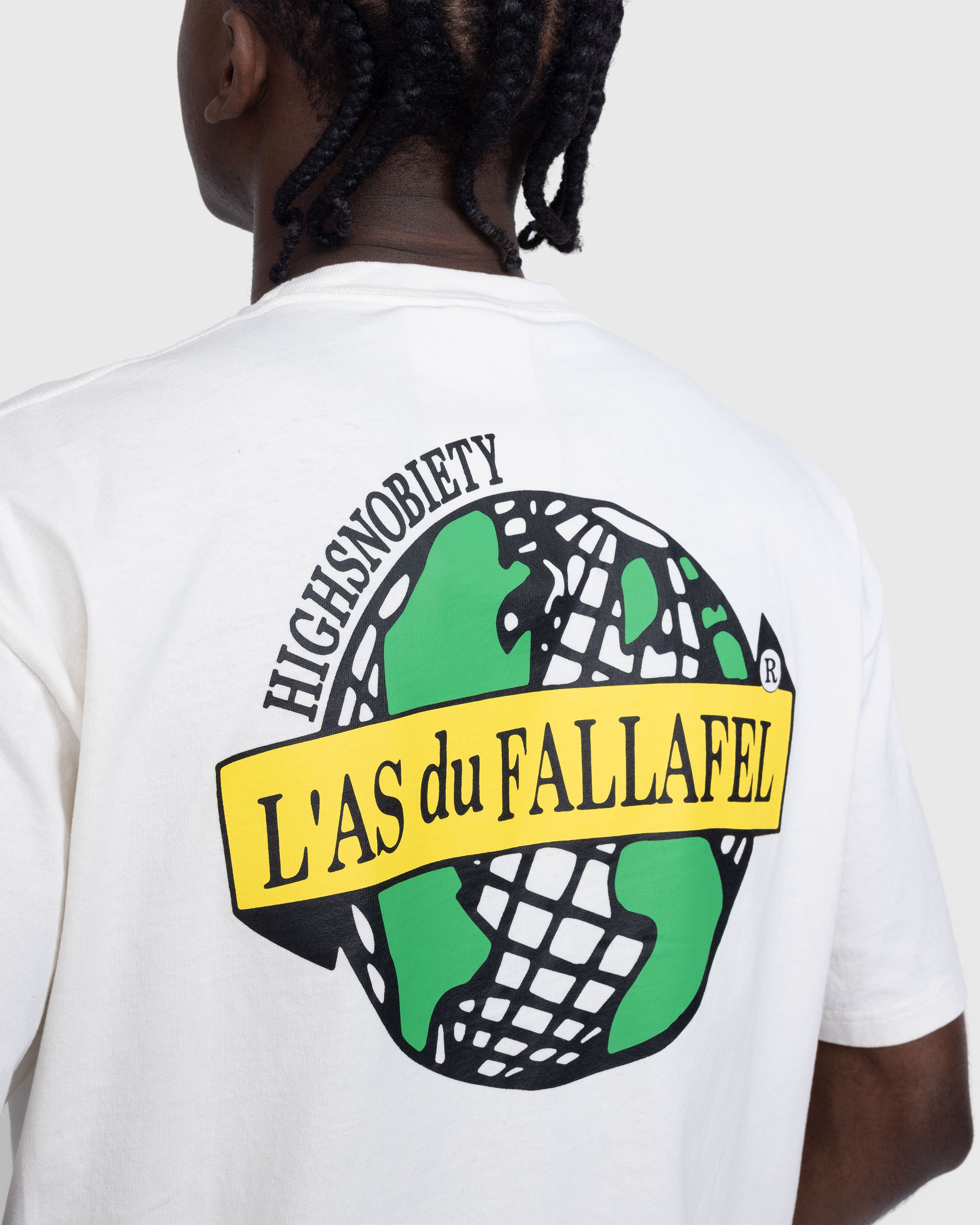 L'As du Fallafel x Highsnobiety - Short Sleeve T-Shirt White - Clothing - White - Image 6