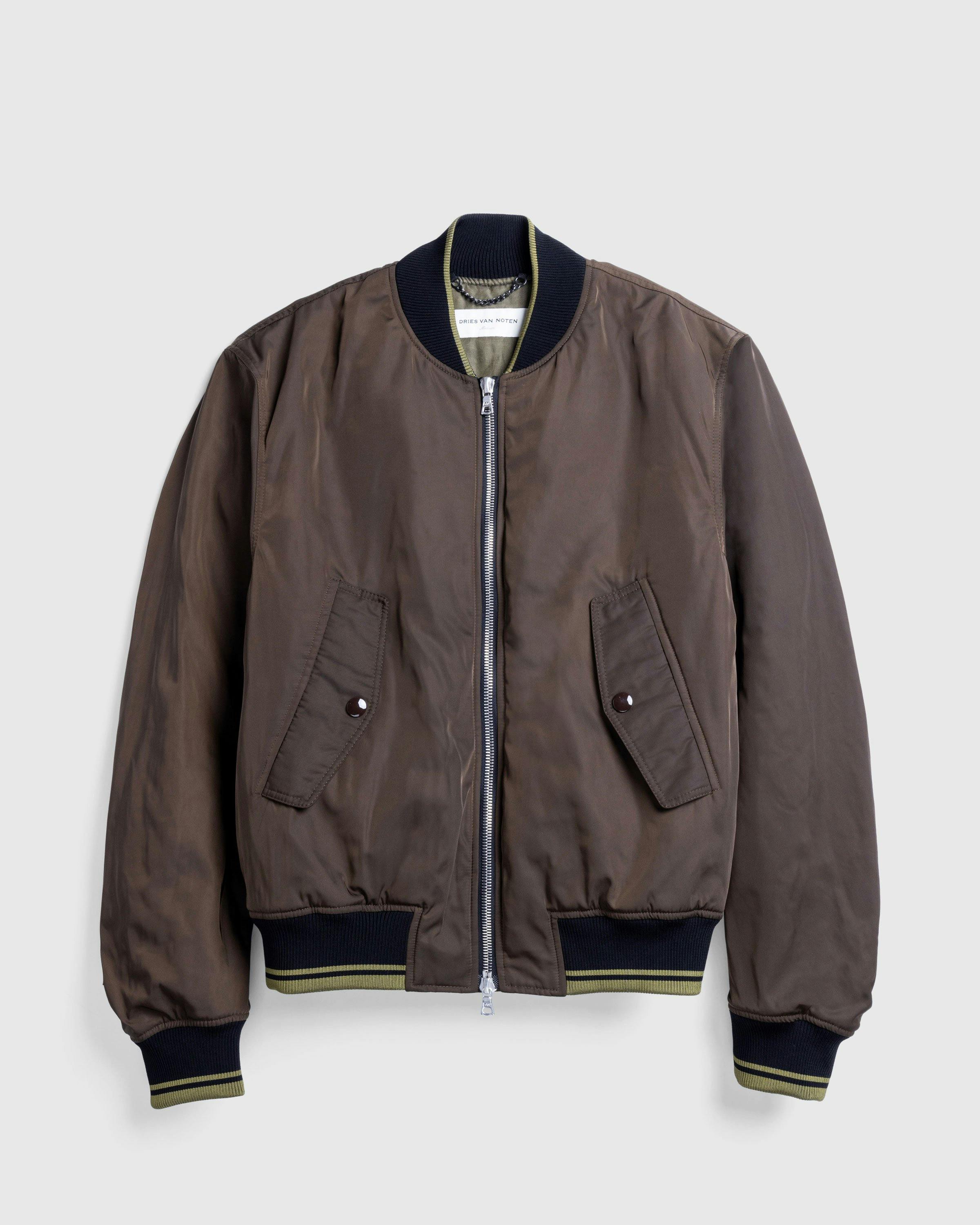 Dries van Noten - VELLOW 8210 M.W.JACKET KHAKI - Clothing - Green - Image 1