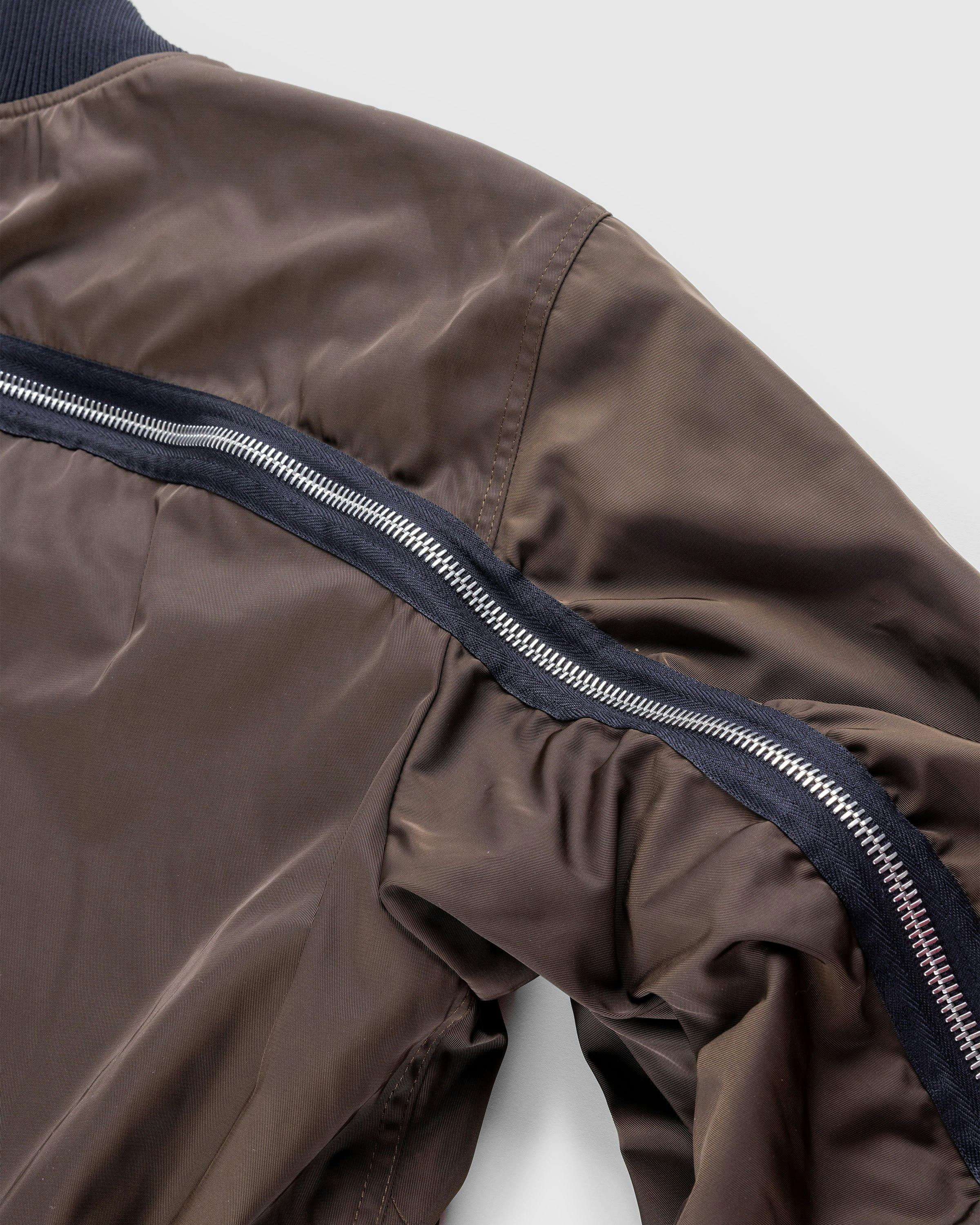 Dries van Noten – Back Zip Bomber Jacket Brown | Highsnobiety Shop