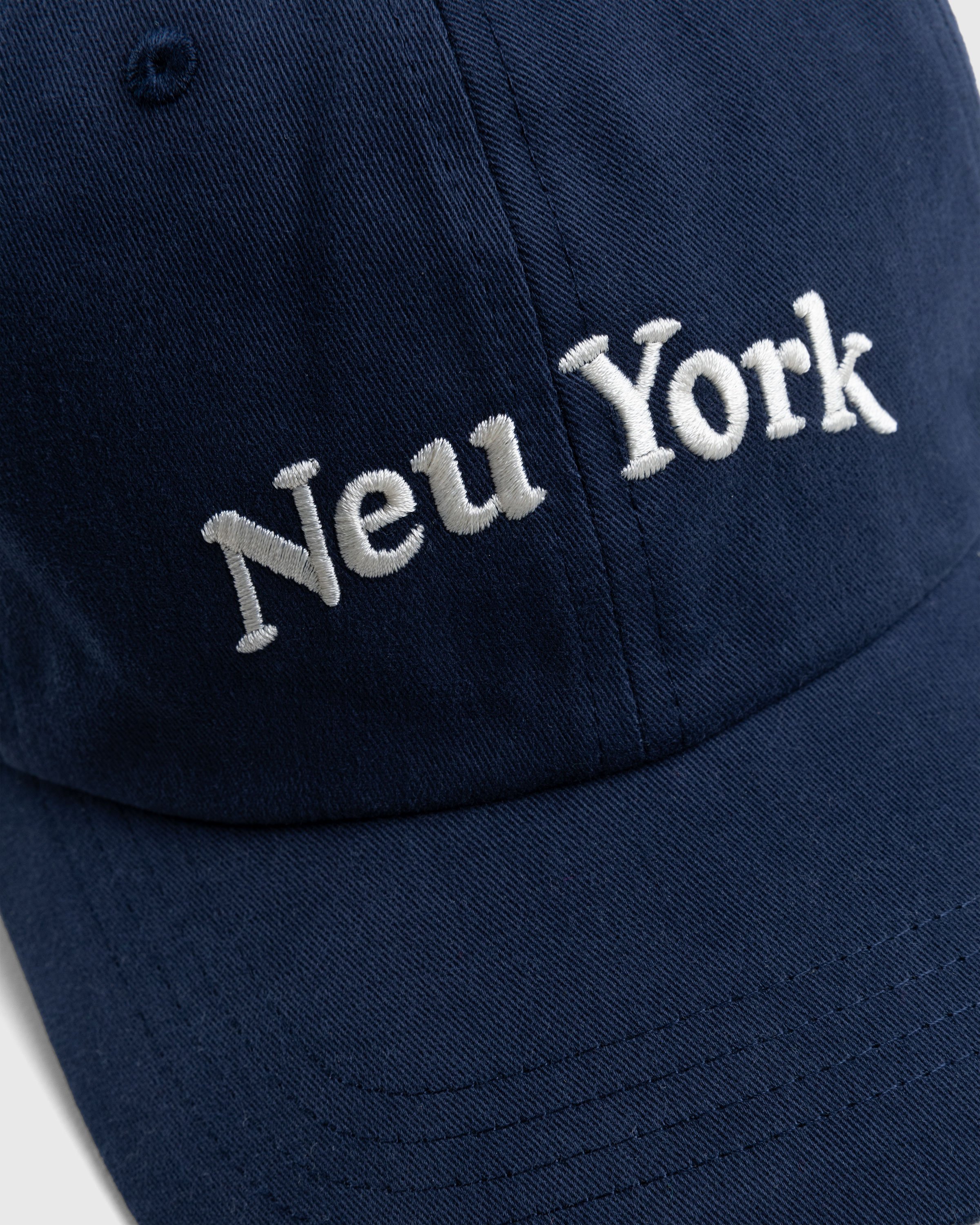 Highsnobiety - Neu York Navy Ball Cap - Accessories - Blue - Image 5