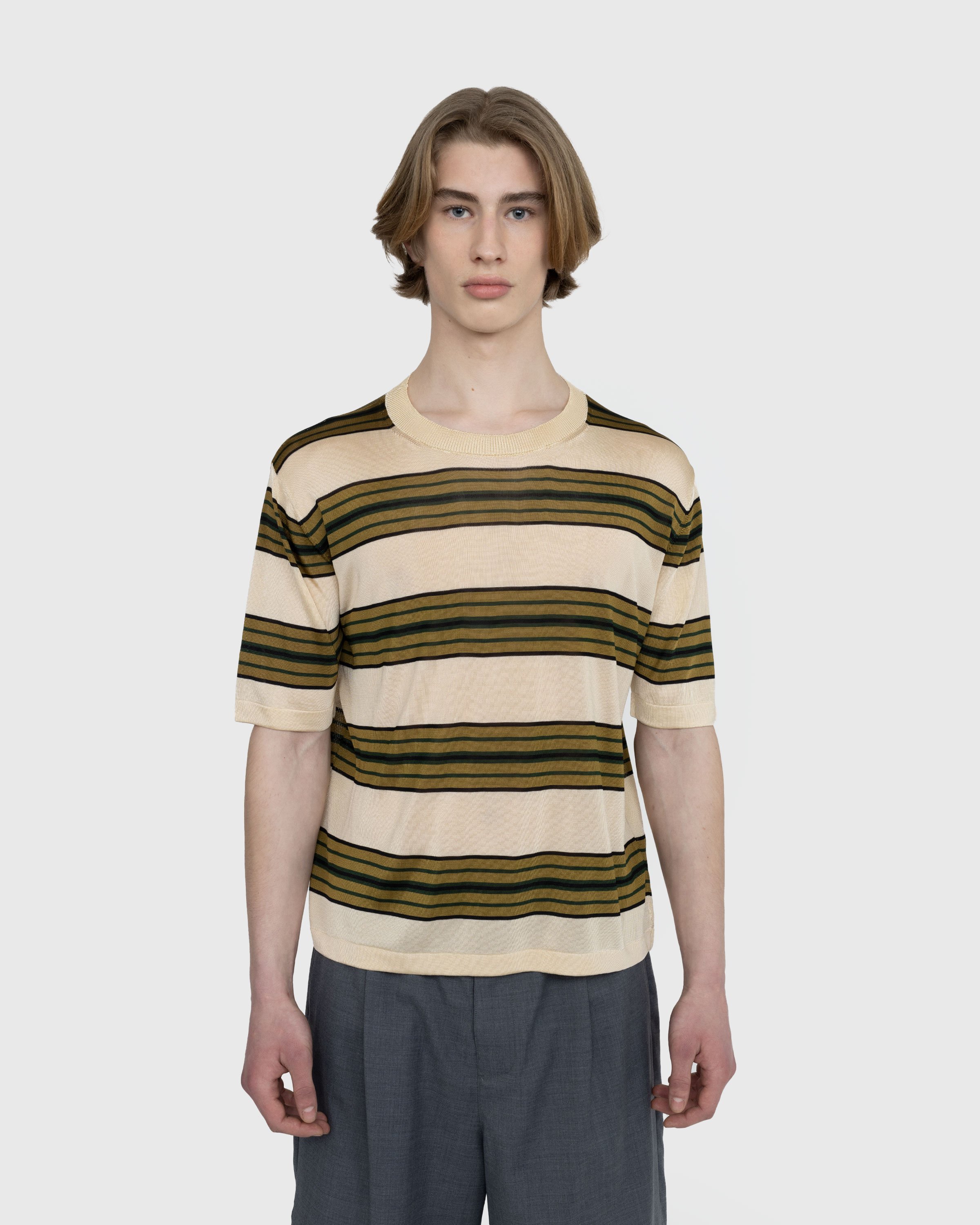 Dries van Noten - Mias Knit T-Shirt Vanille - Clothing - Beige - Image 2