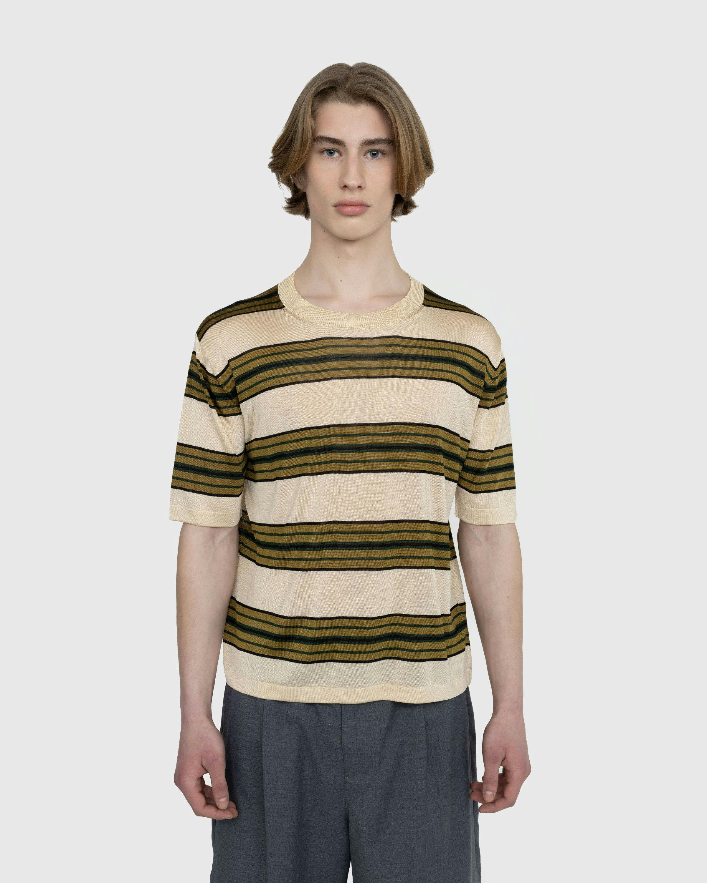 Dries van Noten - Mias Knit T-Shirt Vanille - Clothing - Beige - Image 2