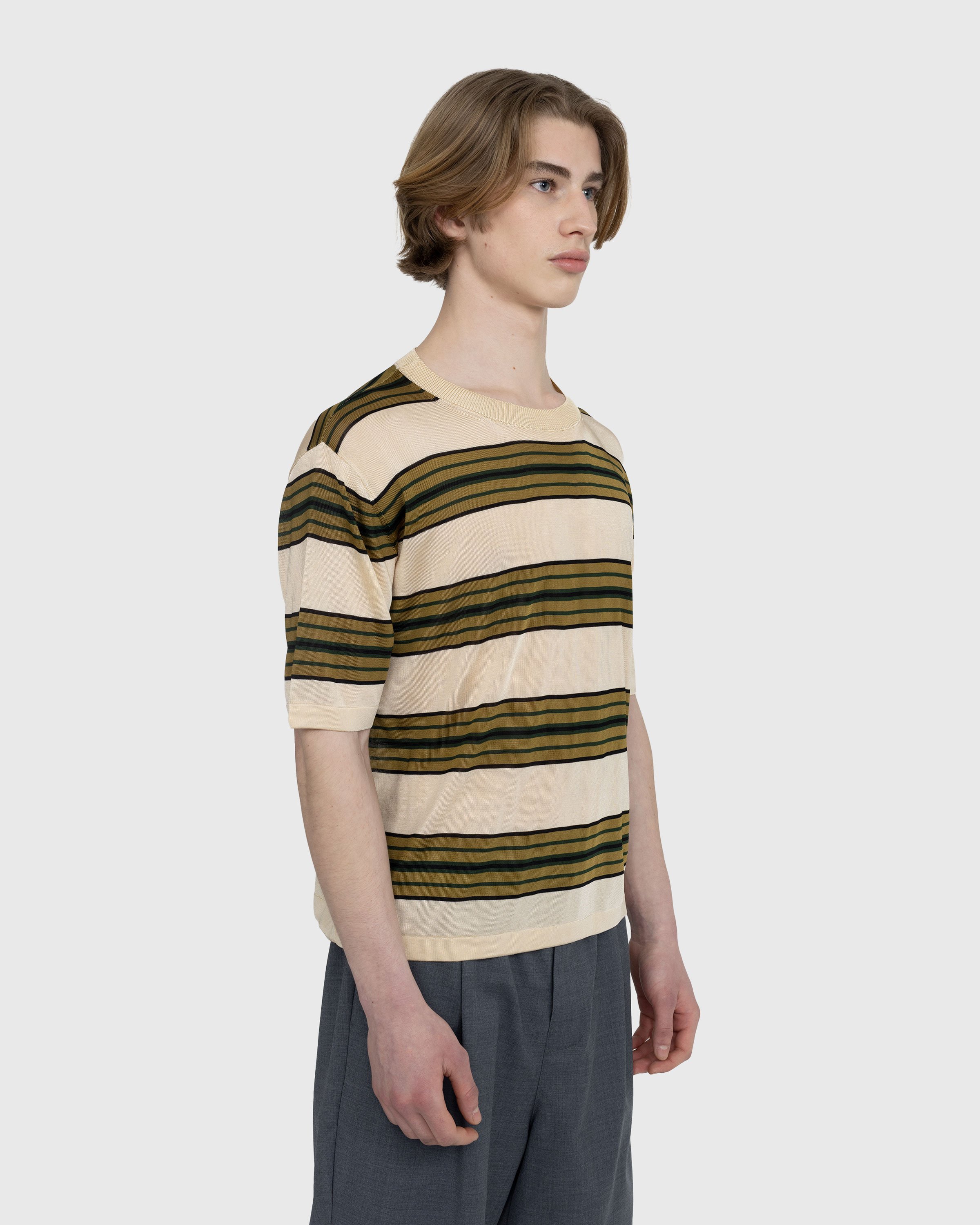 Dries van Noten - Mias Knit T-Shirt Vanille - Clothing - Beige - Image 3