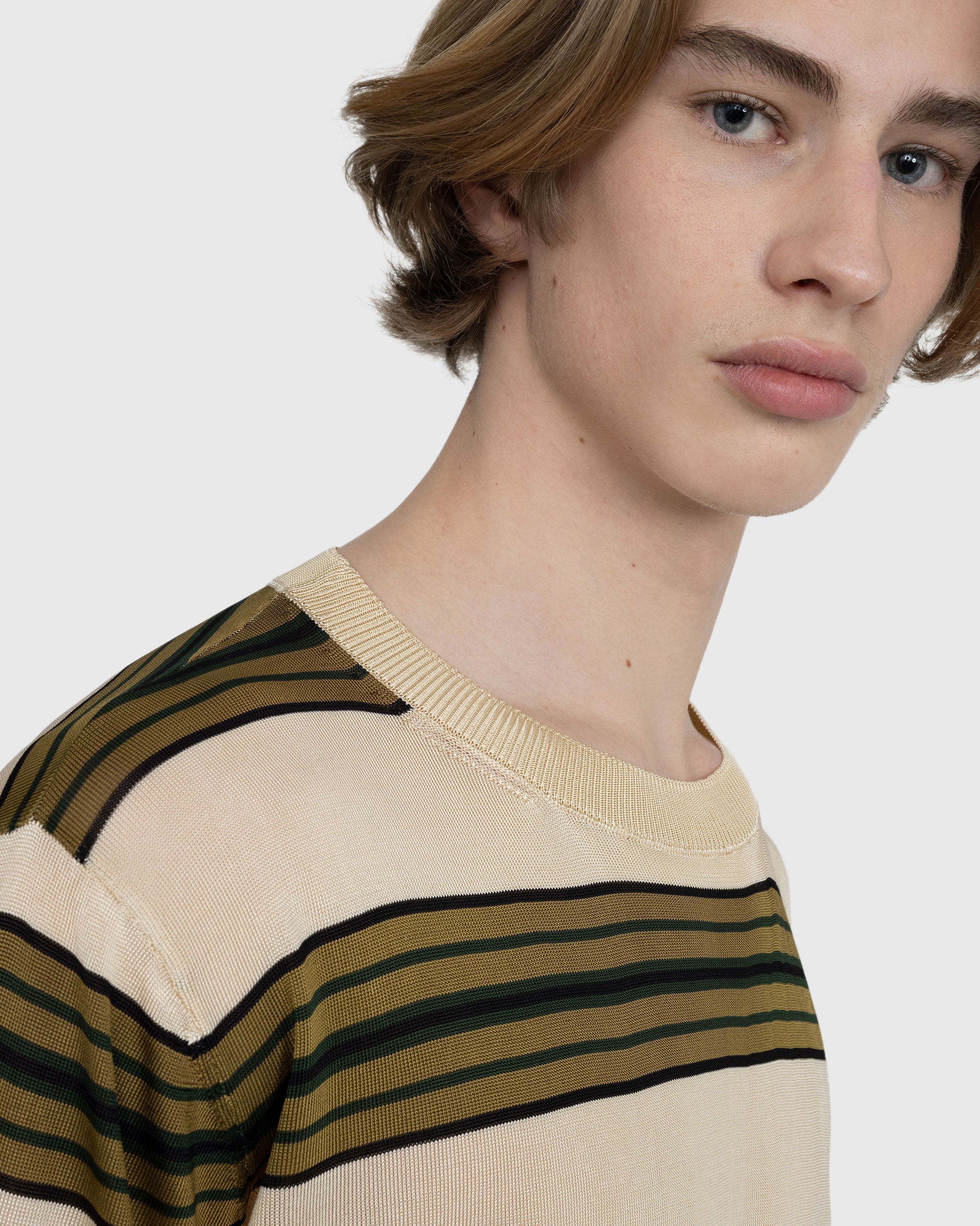 Dries van Noten - Mias Knit T-Shirt Vanille - Clothing - Beige - Image 5