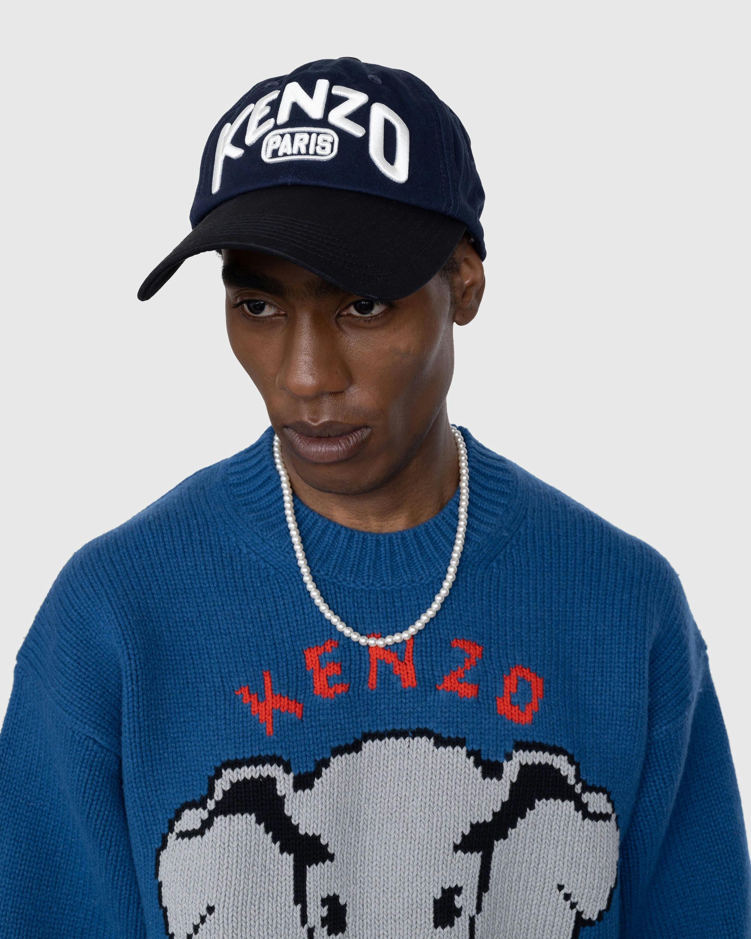 Kenzo - Long Peek Basketball Cap - Accessories - Blue - Image 5