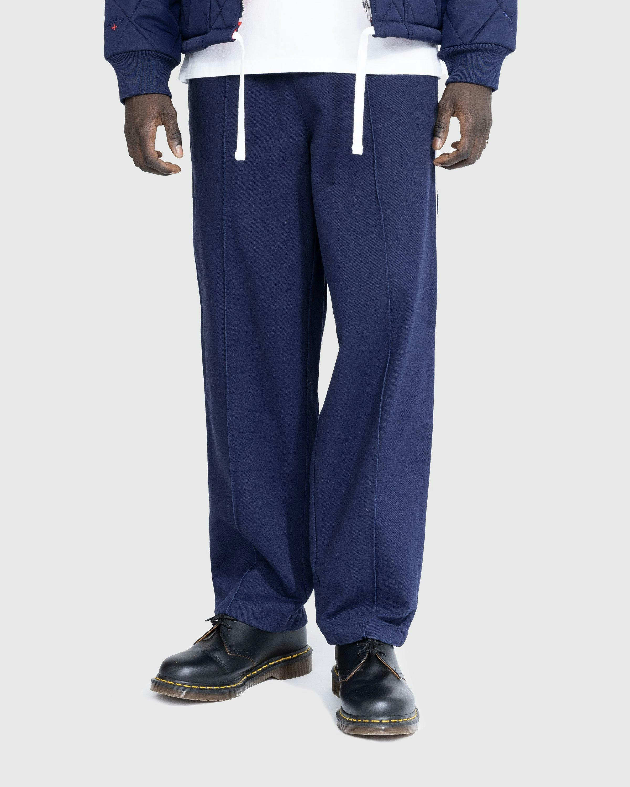 Puma x Noah - Pleated Twill Pants - Clothing - Blue - Image 2