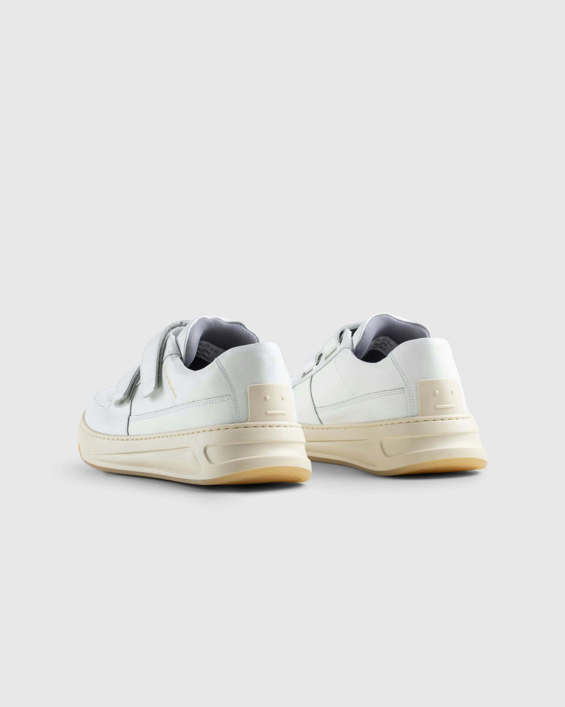 Acne Studios Perey Friend Velcro Strap Sneakers White Highsnobiety Shop