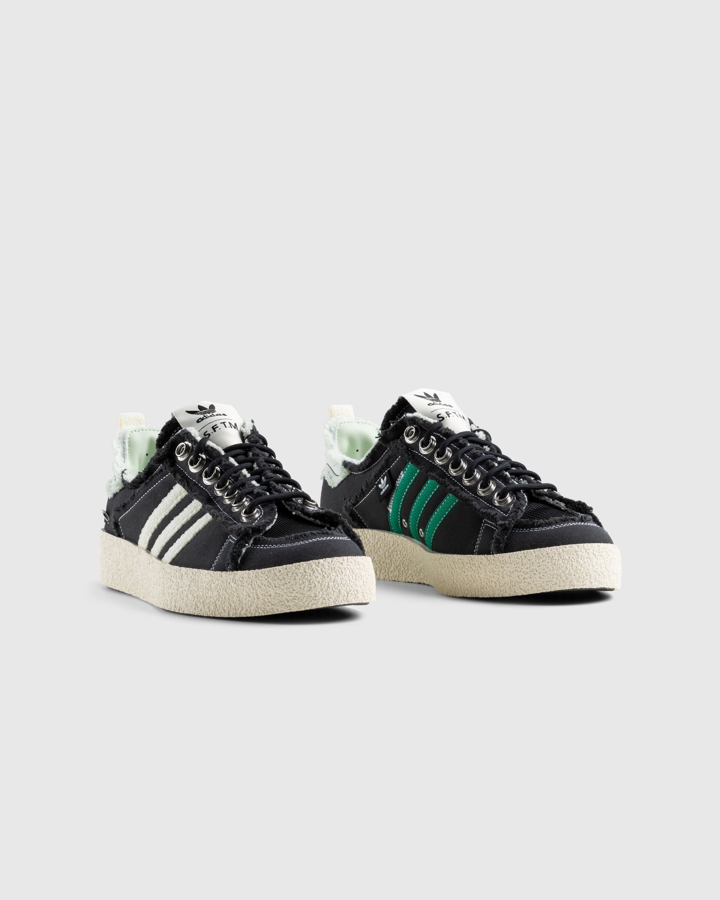 Adidas - CAMPUS 80s CBLACK/CWHITE/LINGRN - Footwear - Black - Image 3