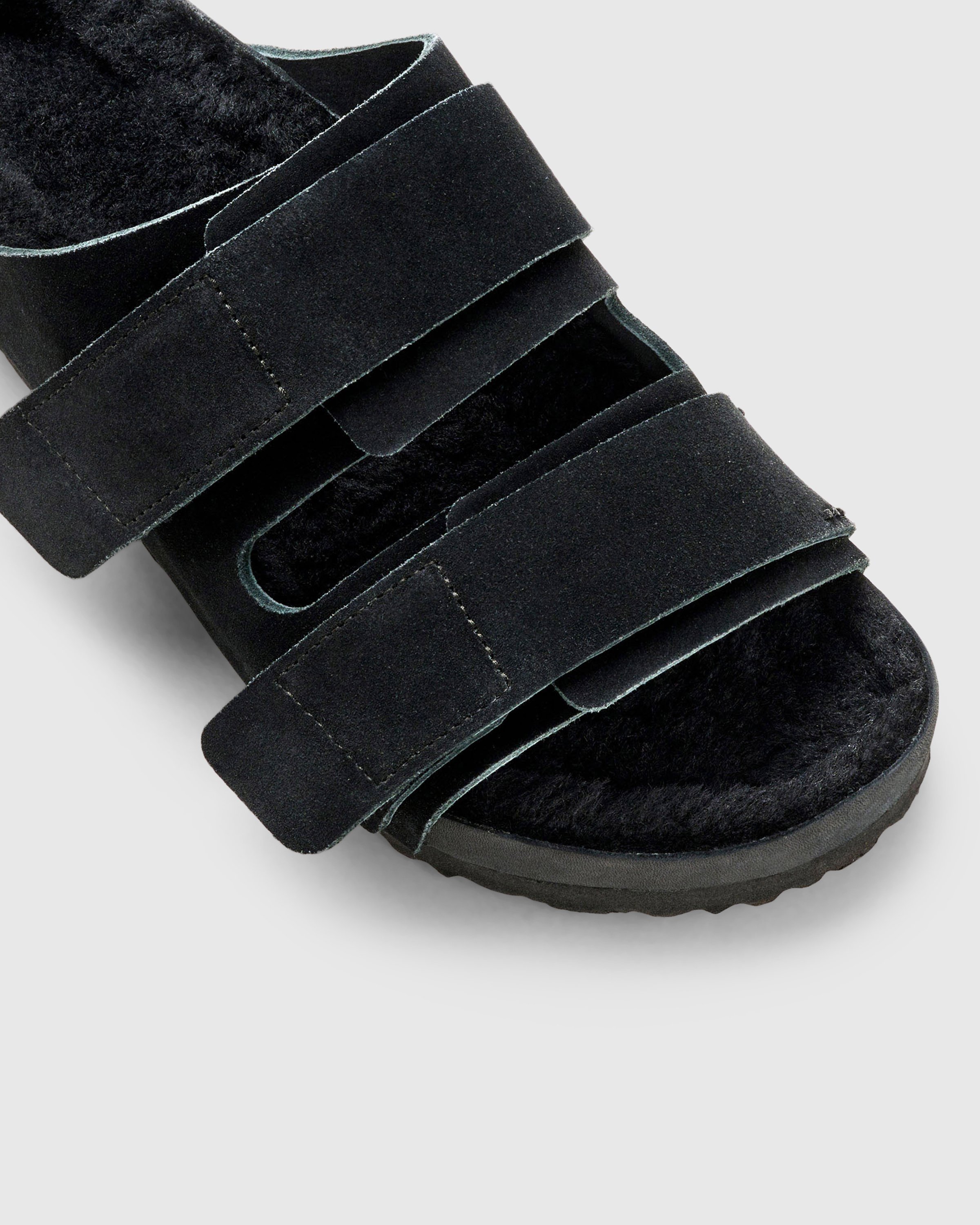 Birkenstock x Tekla - Shearling Uji Slate/Black - Footwear - Black - Image 3