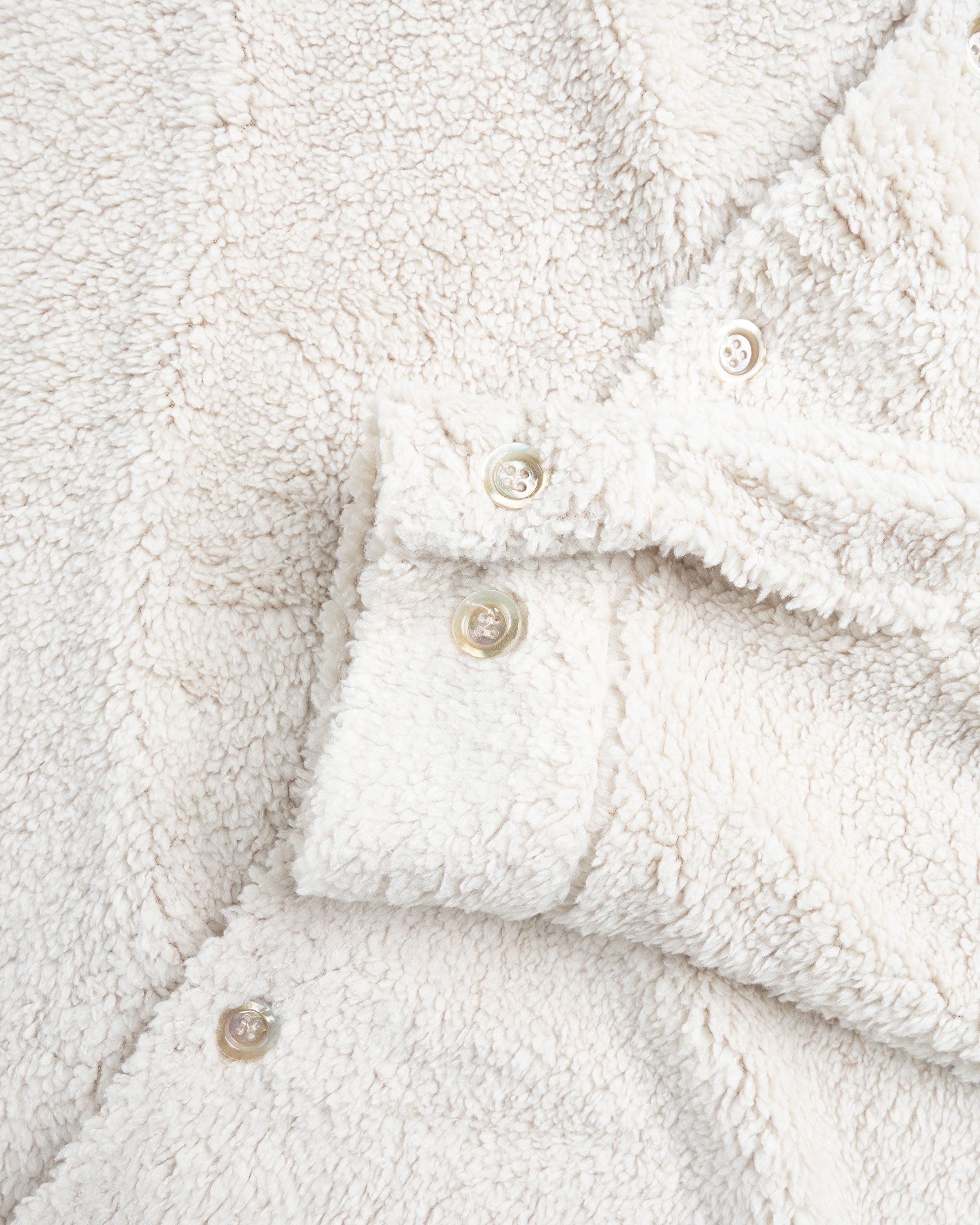 Séfr - Sense Overshirt Polar White Fleece - Clothing - White - Image 6