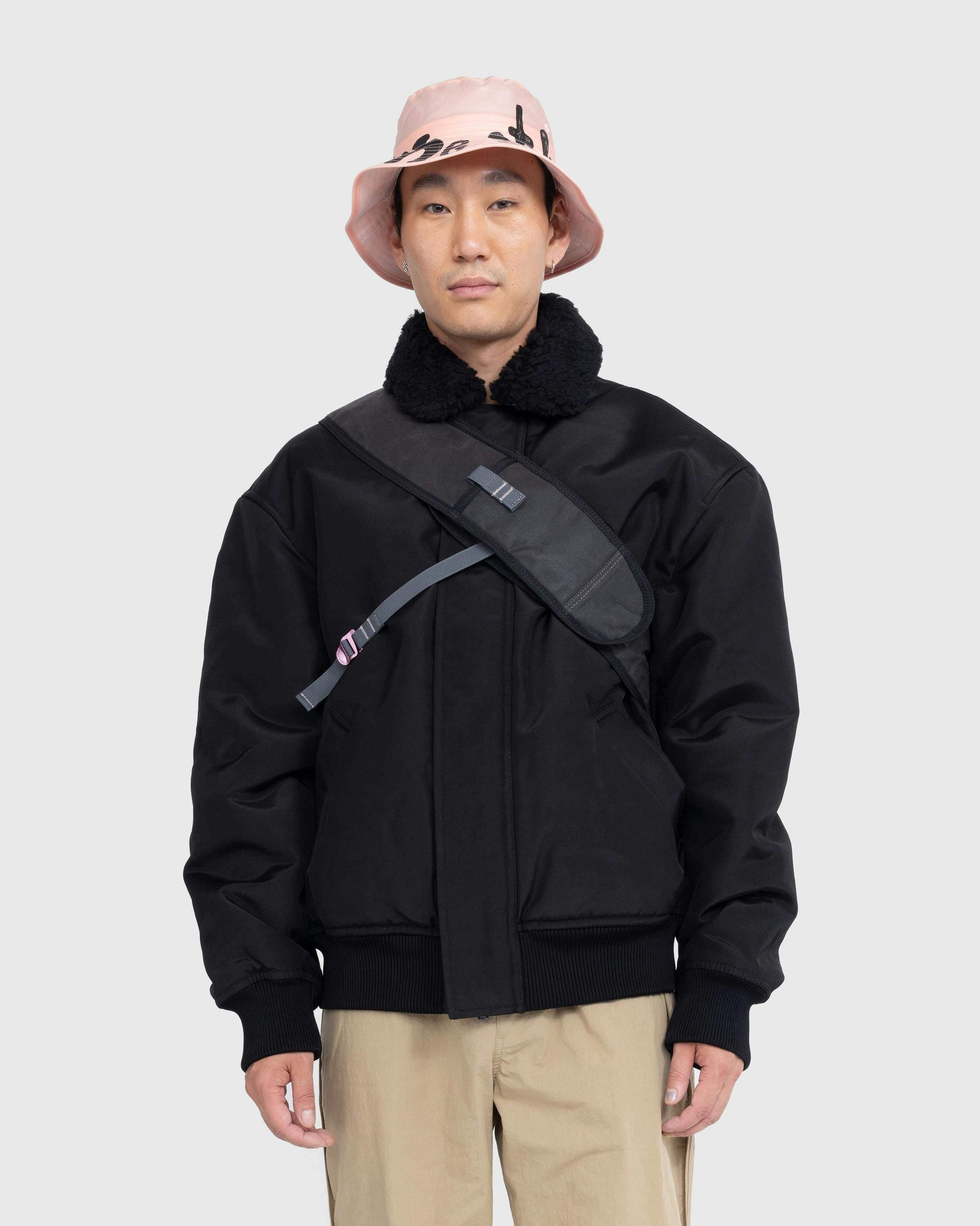 Acne Studios - Shearling Collar Jacket Black - Clothing - Black - Image 2