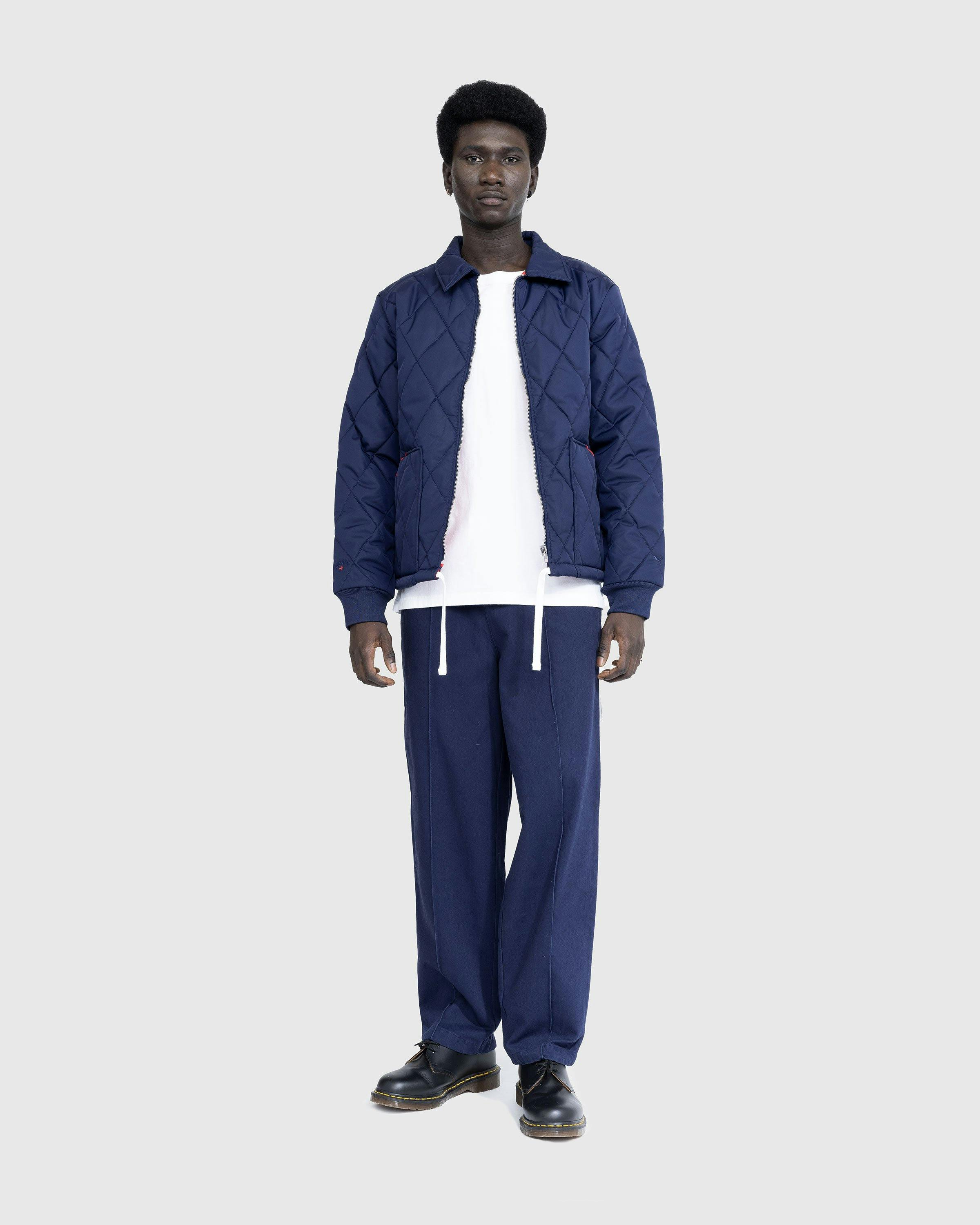 Puma x Noah - Pleated Twill Pants - Clothing - Blue - Image 4