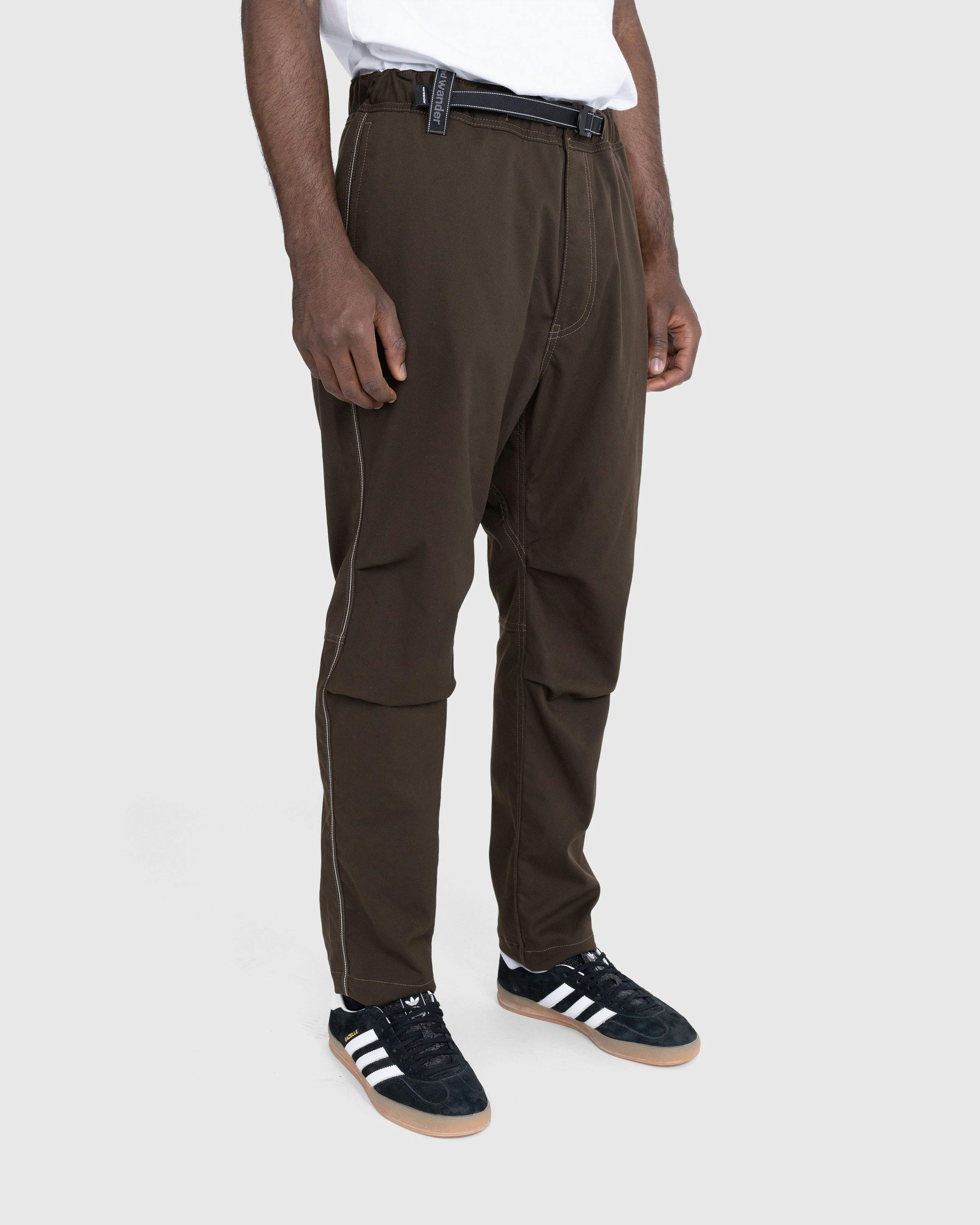 And Wander - Polyester Climbing Pants Khaki - Clothing - Green - Image 3