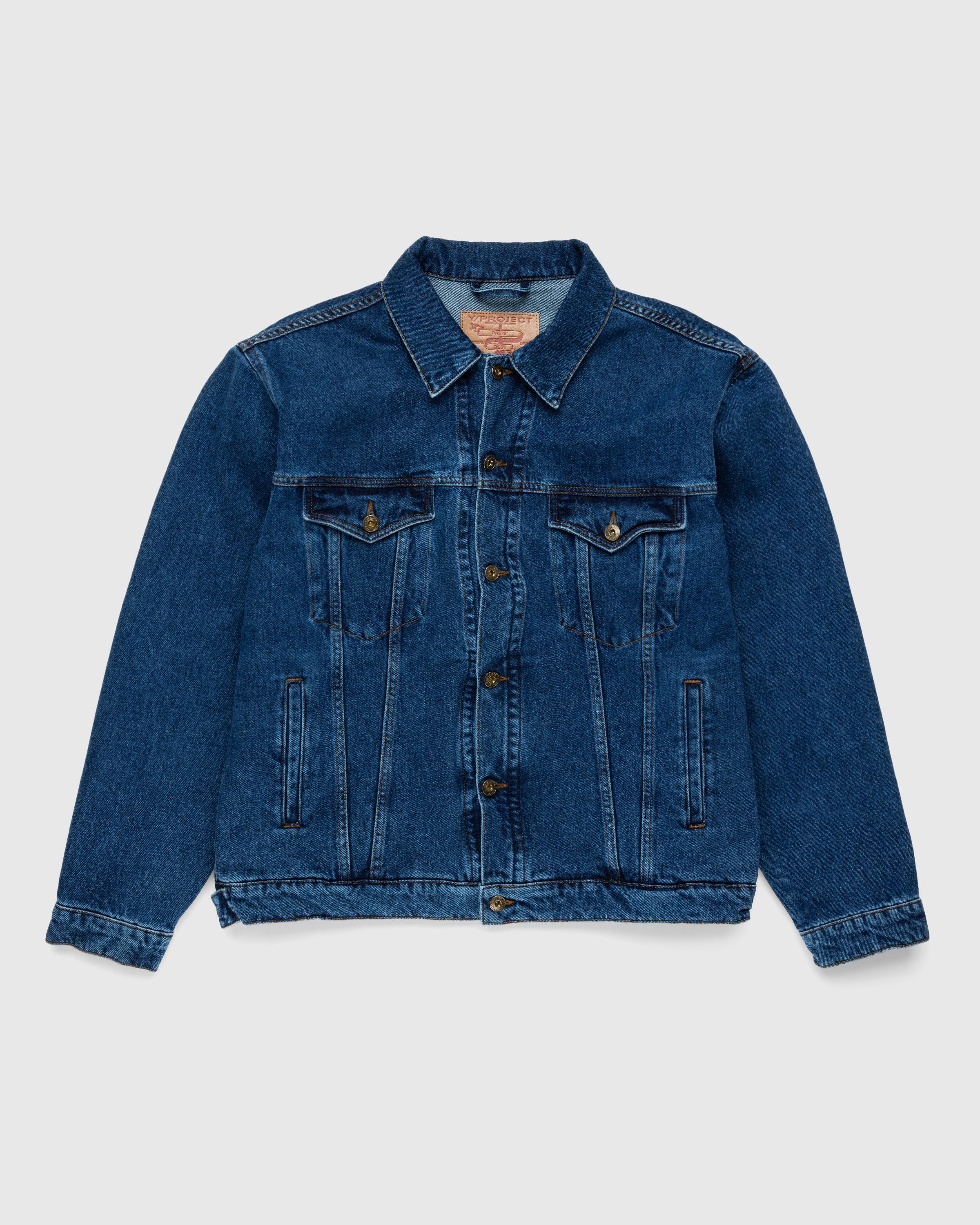 Y/Project - Classic Wire Denim Jacket Navy - Clothing - Blue - Image 1