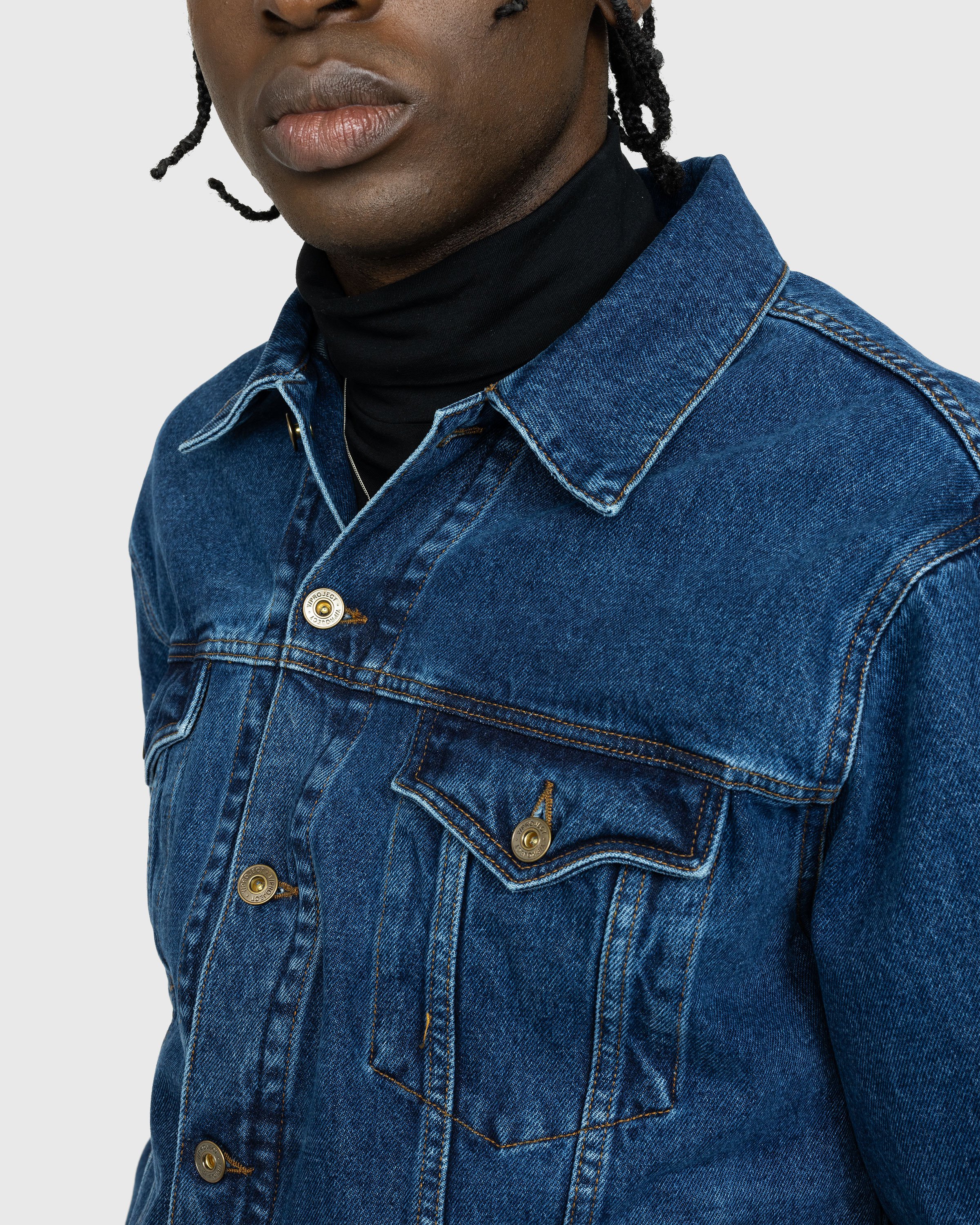 Y/Project - Classic Wire Denim Jacket Navy - Clothing - Blue - Image 4