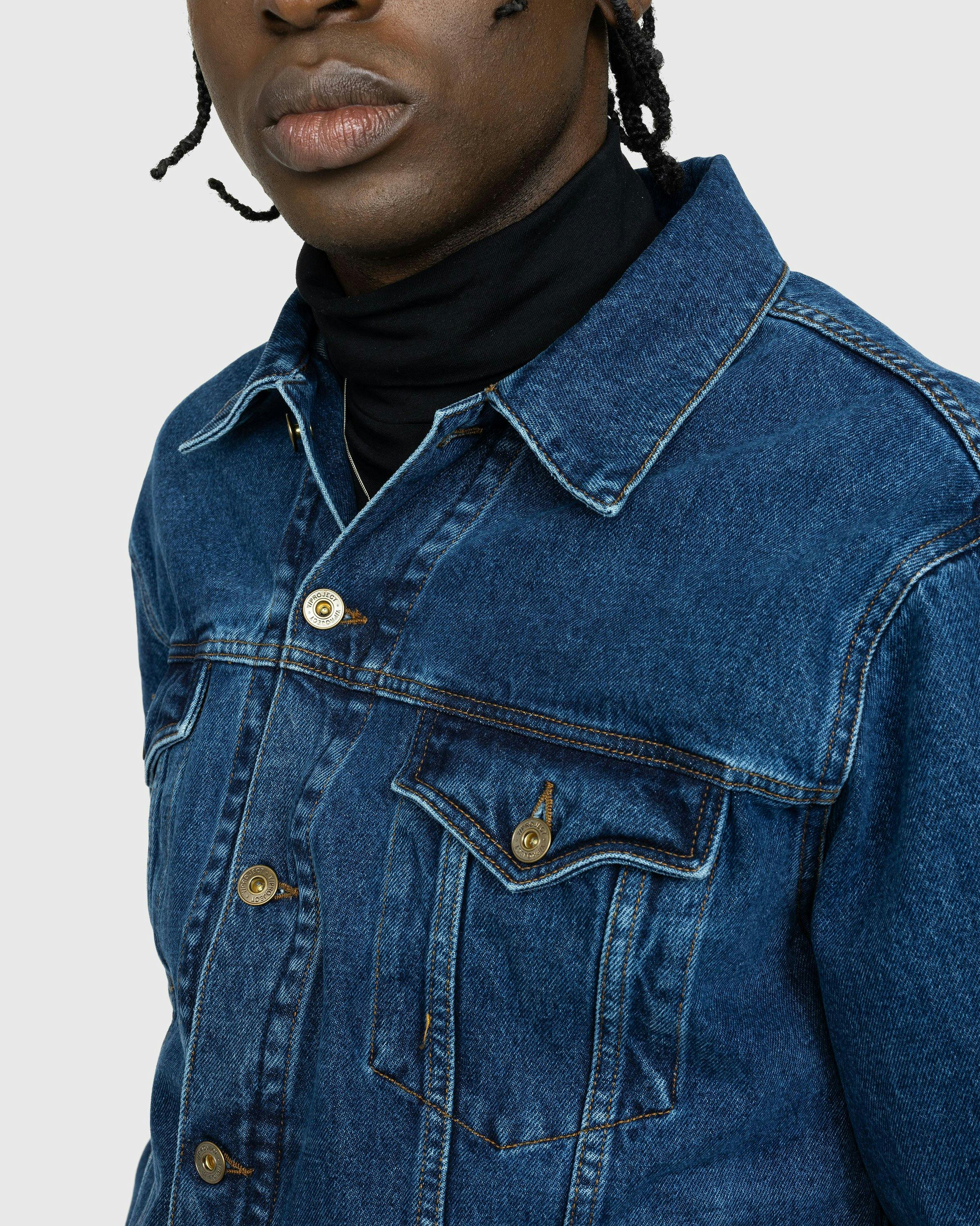 Y/Project - Classic Wire Denim Jacket Navy - Clothing - Blue - Image 4