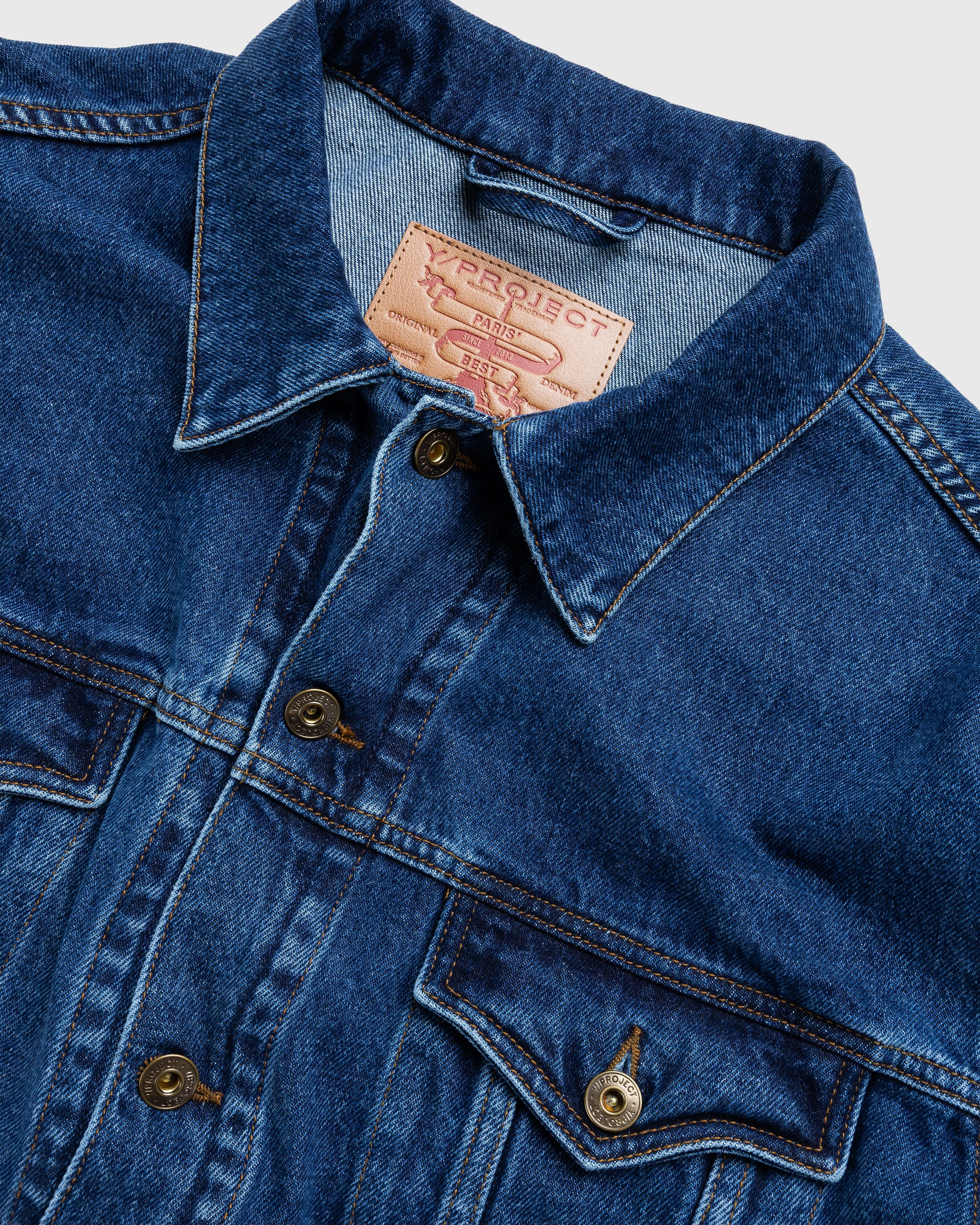 Y/Project - Classic Wire Denim Jacket Navy - Clothing - Blue - Image 5