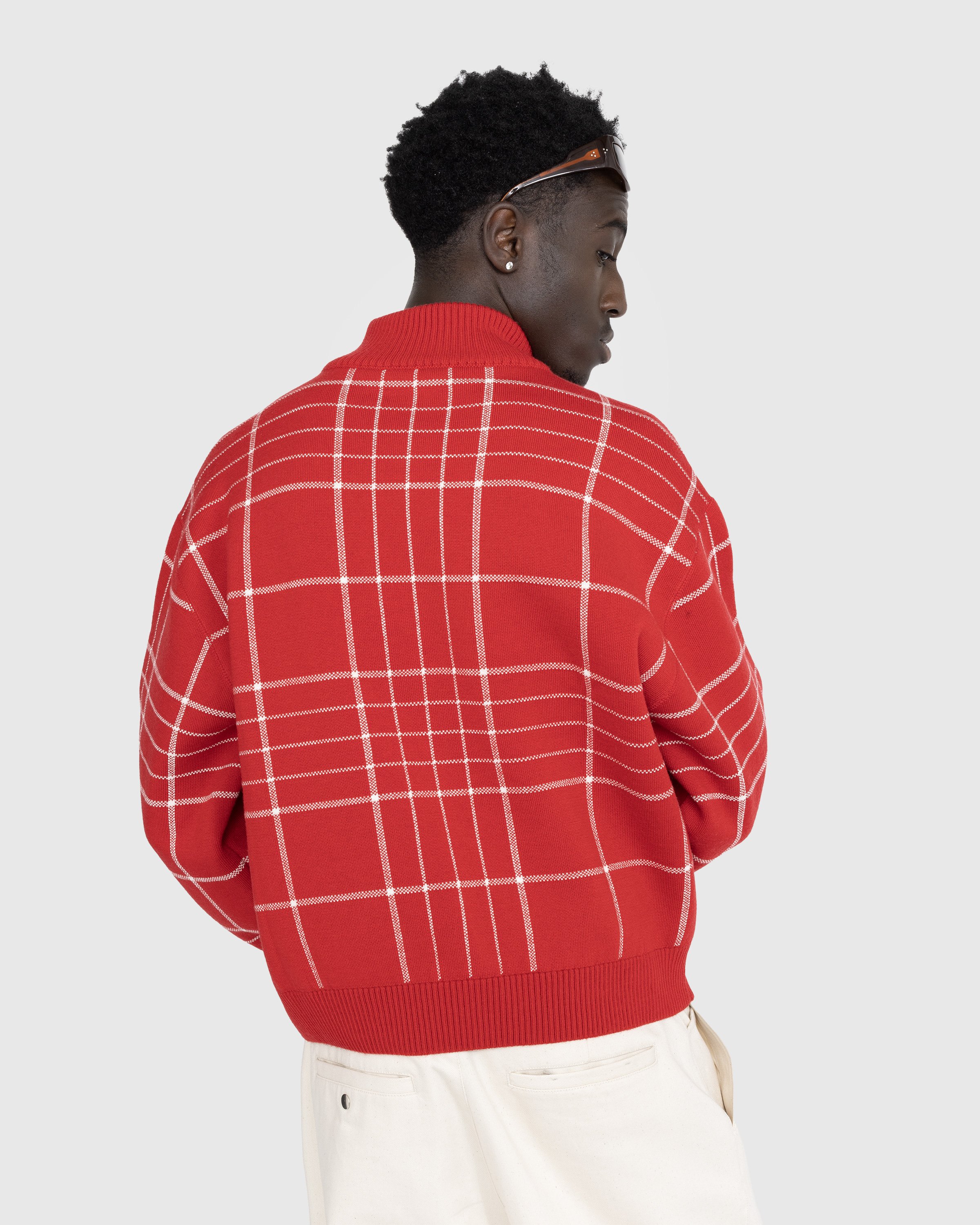 JACQUEMUS - La Maille Carro Multi-Red - Clothing - Red - Image 3