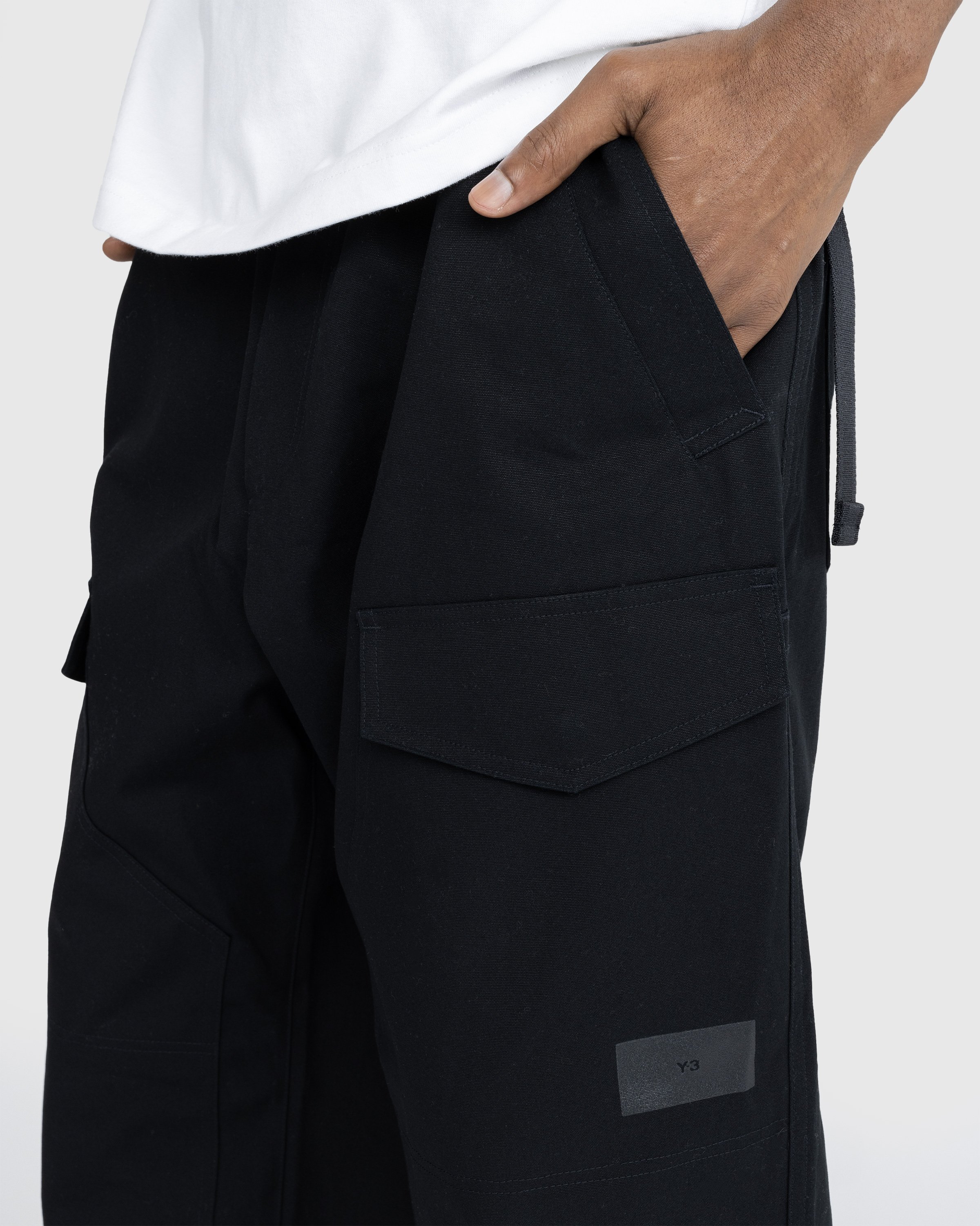 Y-3 - GFX Workwear Pants Black - Clothing - Black - Image 4