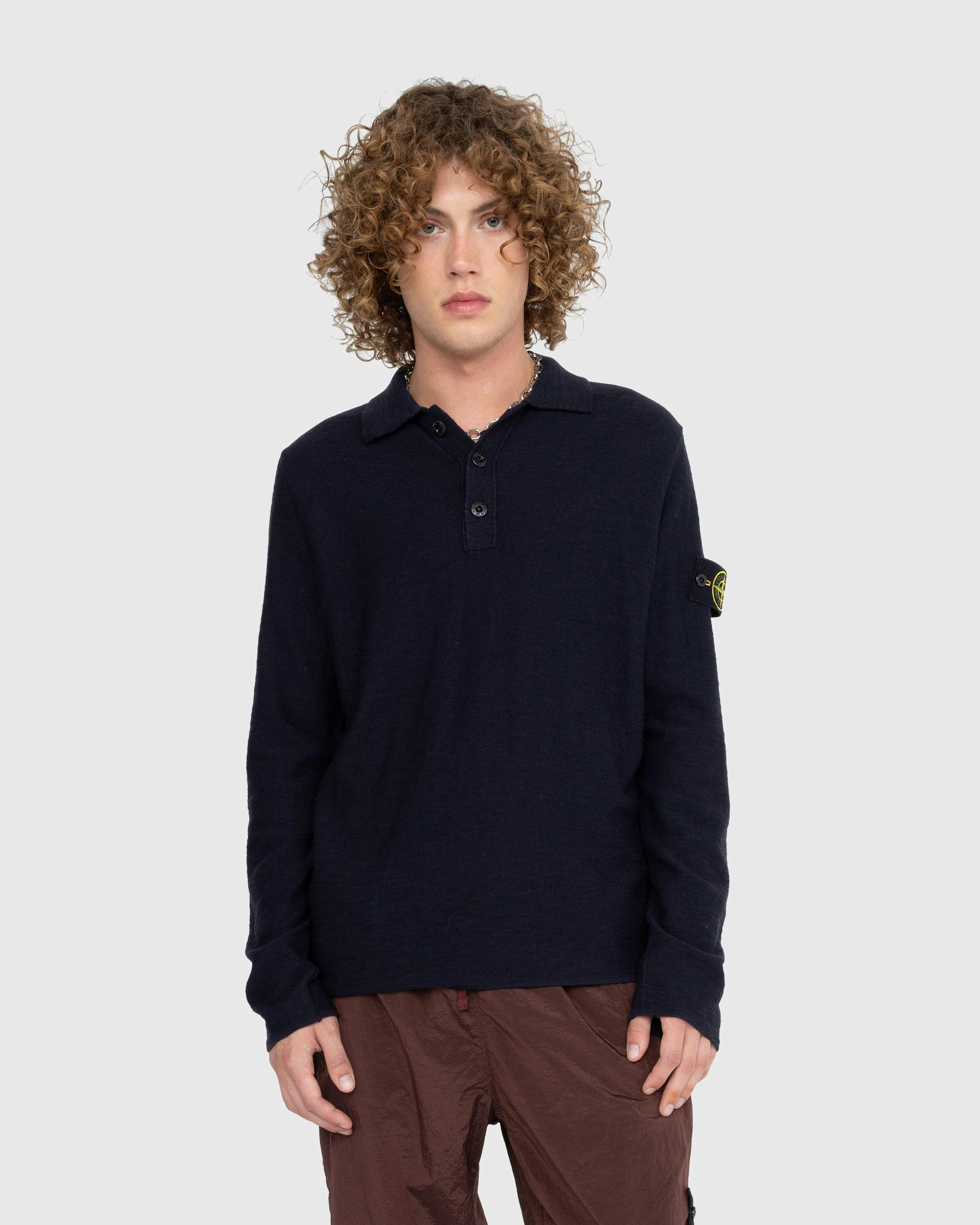 Stone Island - KNITWEAR Blue 7915535B9 - Clothing - Blue - Image 2