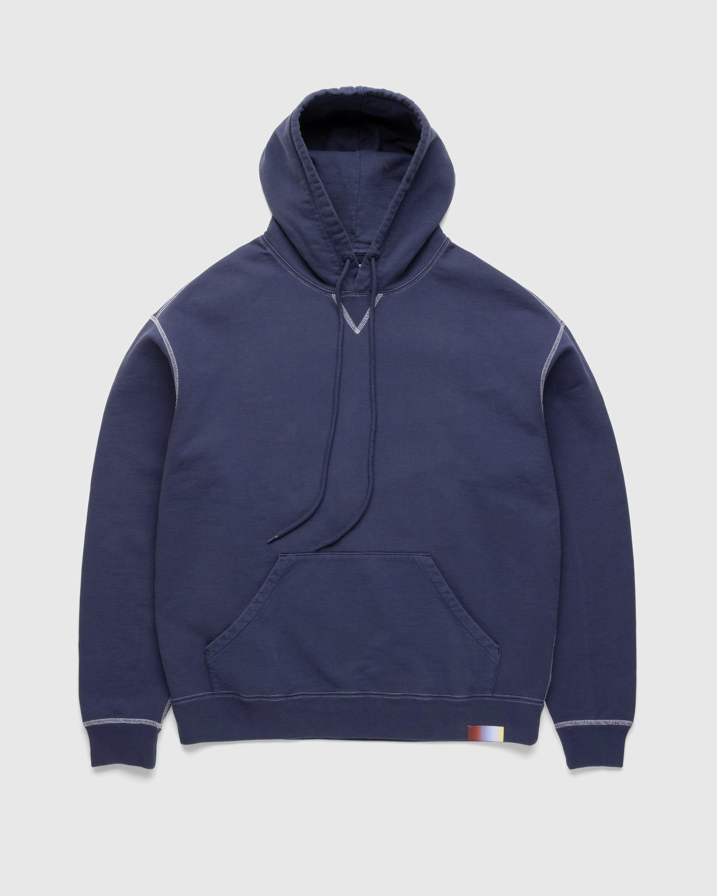 Highsnobiety - Garment Dyed Hoodie Navy - Clothing - Blue - Image 1