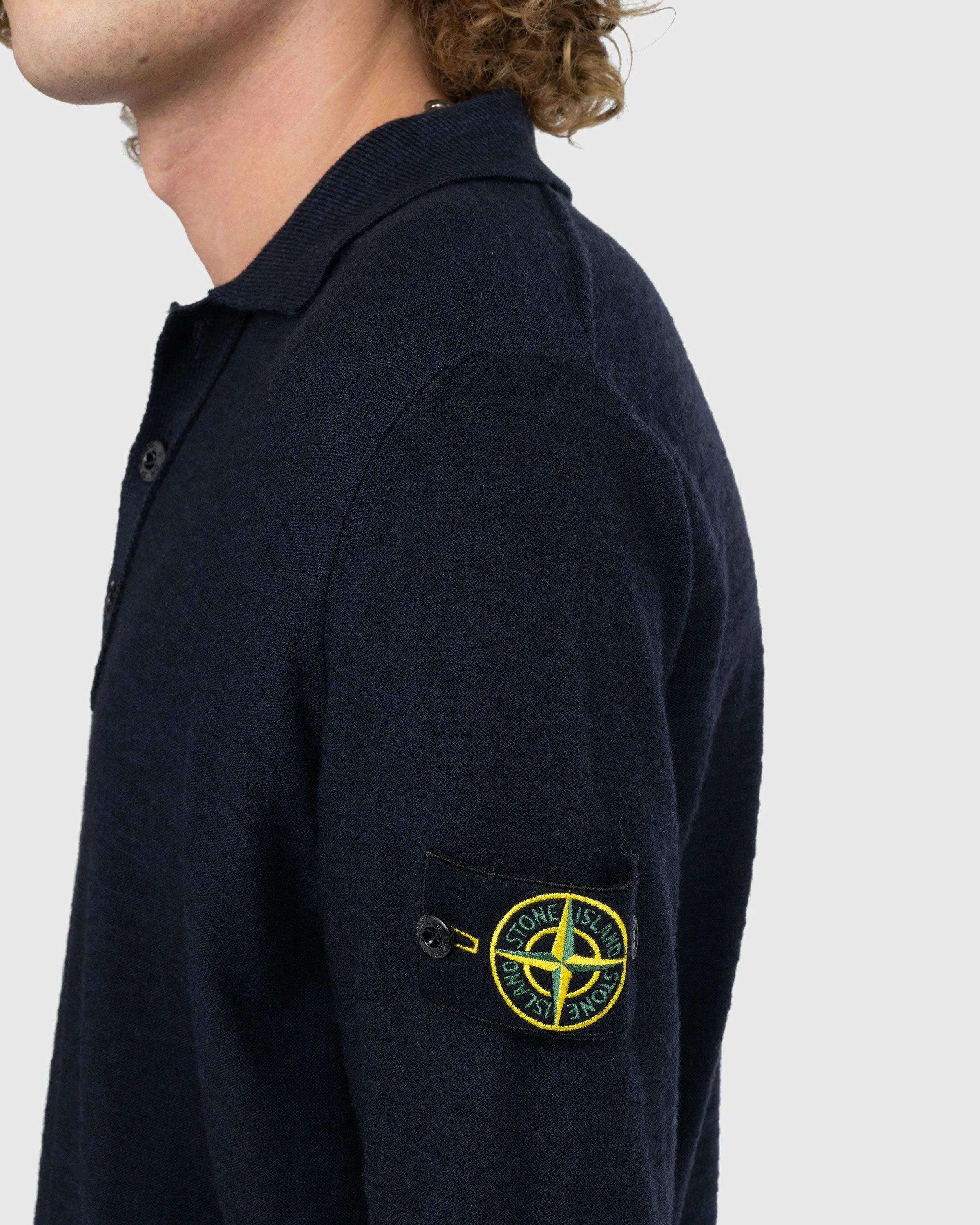 Stone Island - KNITWEAR Blue 7915535B9 - Clothing - Blue - Image 4