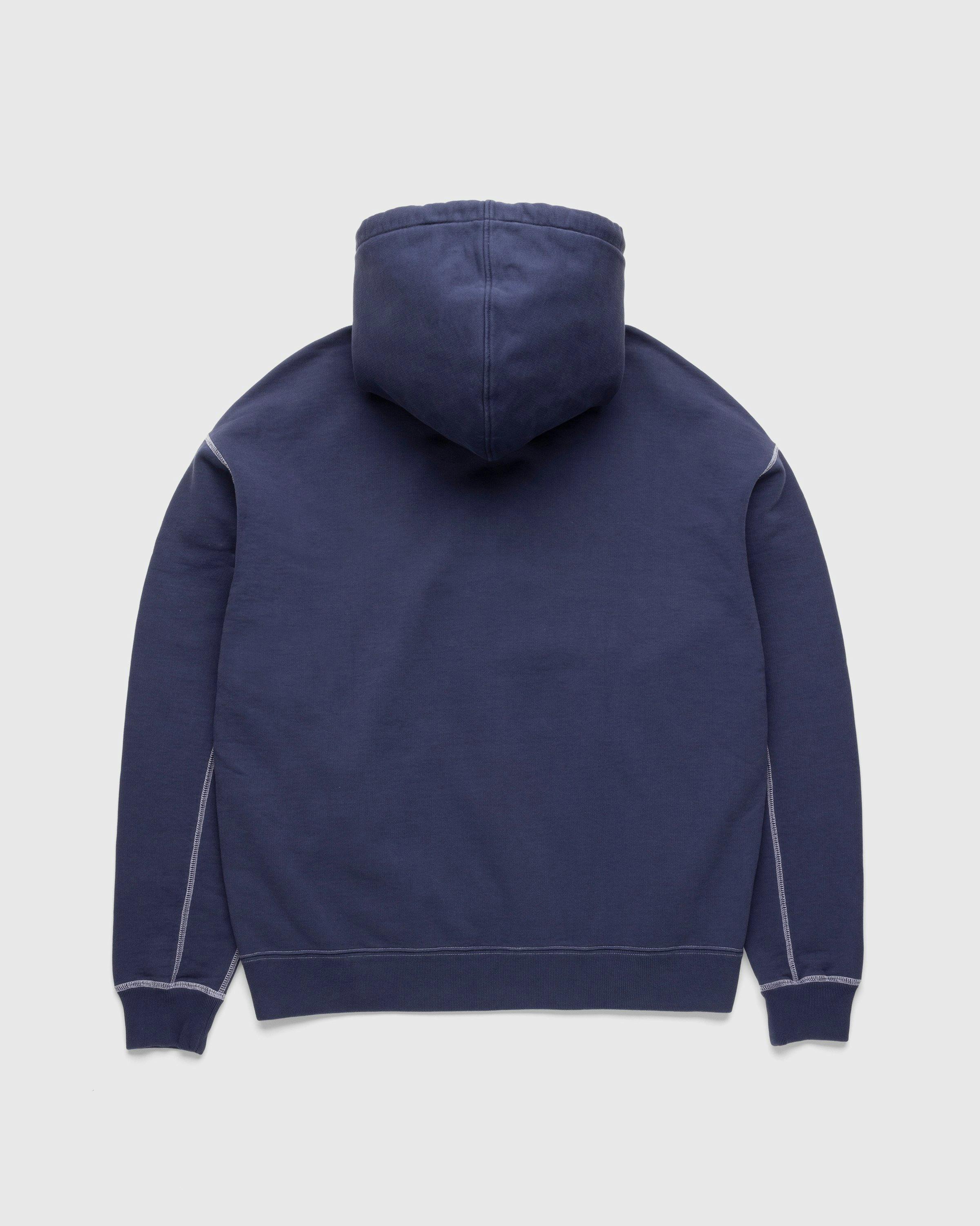 Highsnobiety - Garment Dyed Hoodie Navy - Clothing - Blue - Image 2