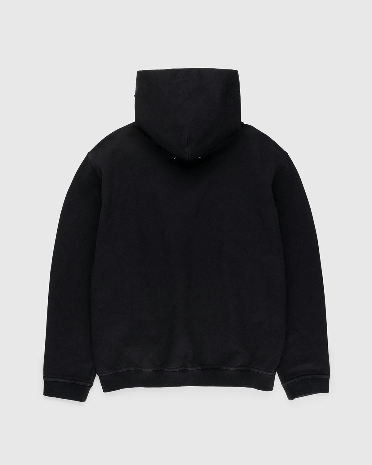 Maison Margiela - Logo Hoodie Black - Clothing - Black - Image 2