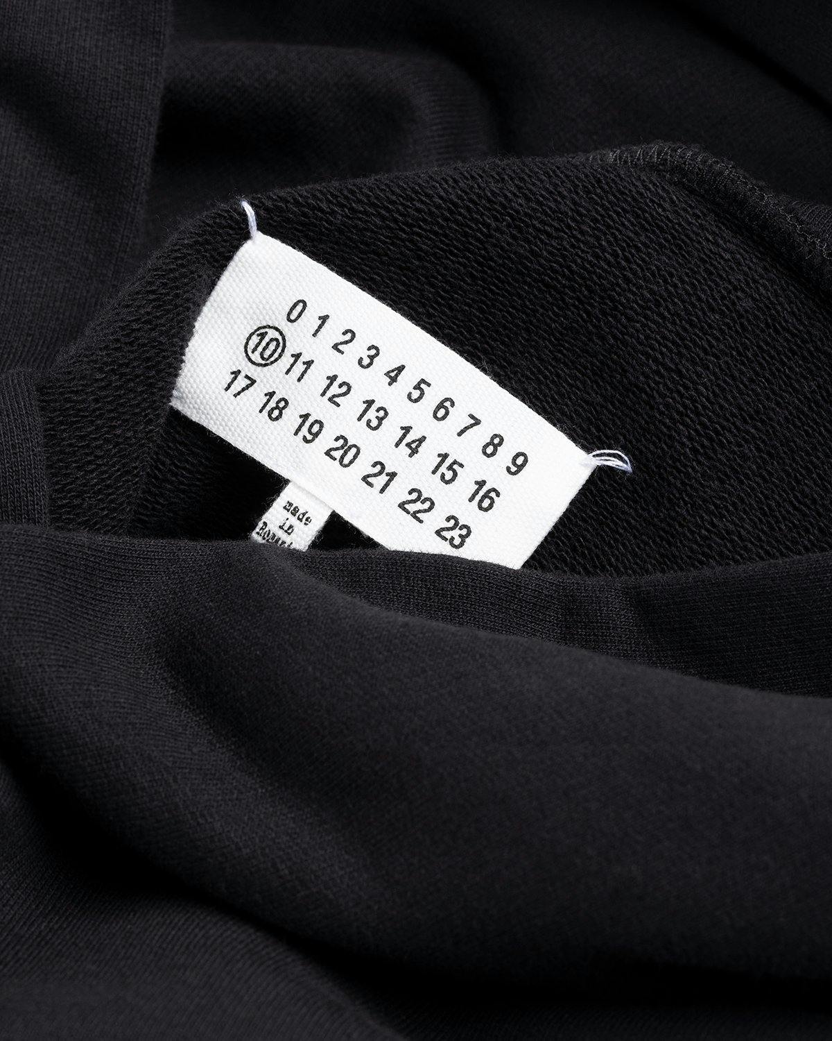 Maison Margiela - Logo Hoodie Black - Clothing - Black - Image 7