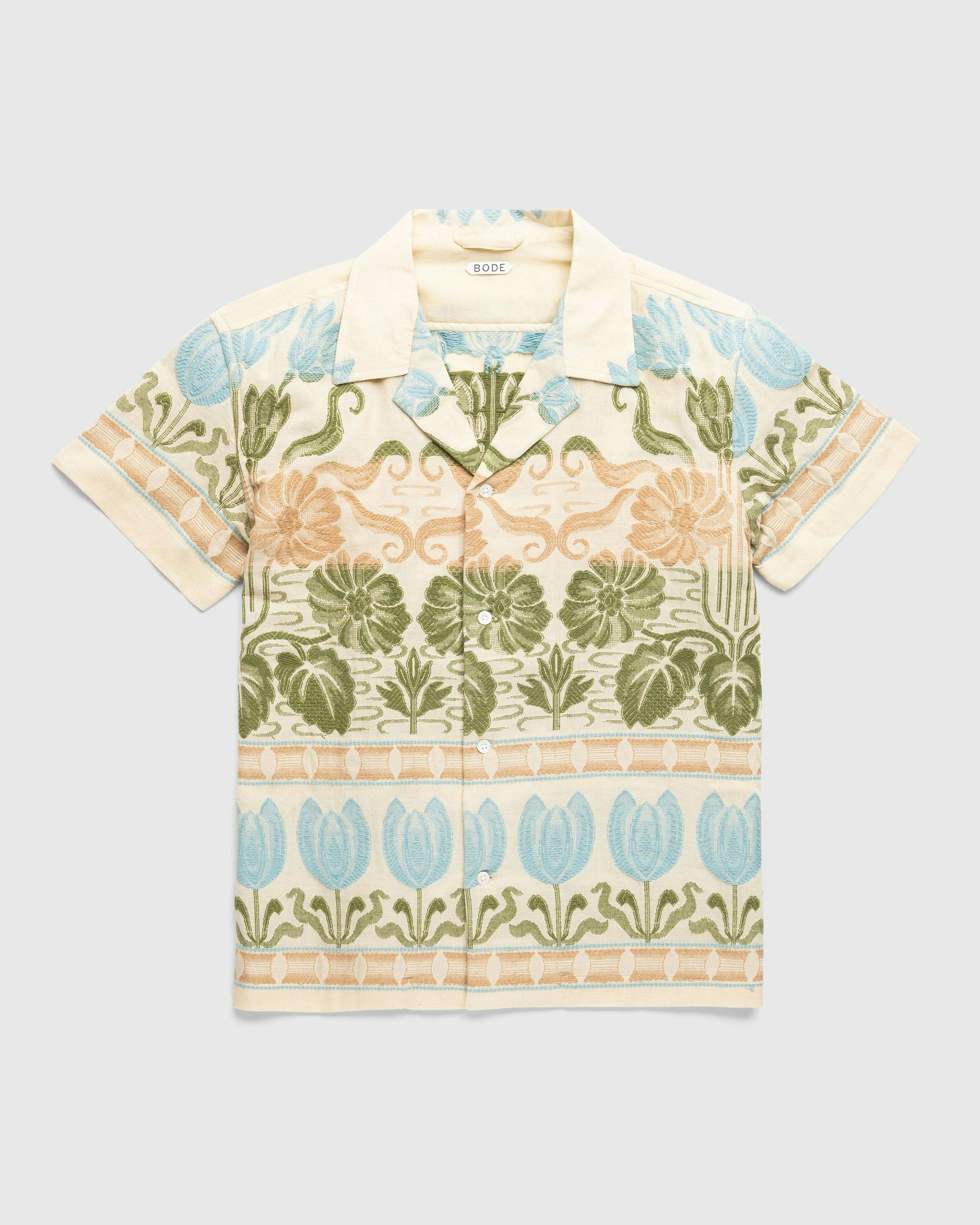 Bode - Tulipa Short-Sleeve Shirt Multi - Shortsleeve Shirts - MULTI - Image 1