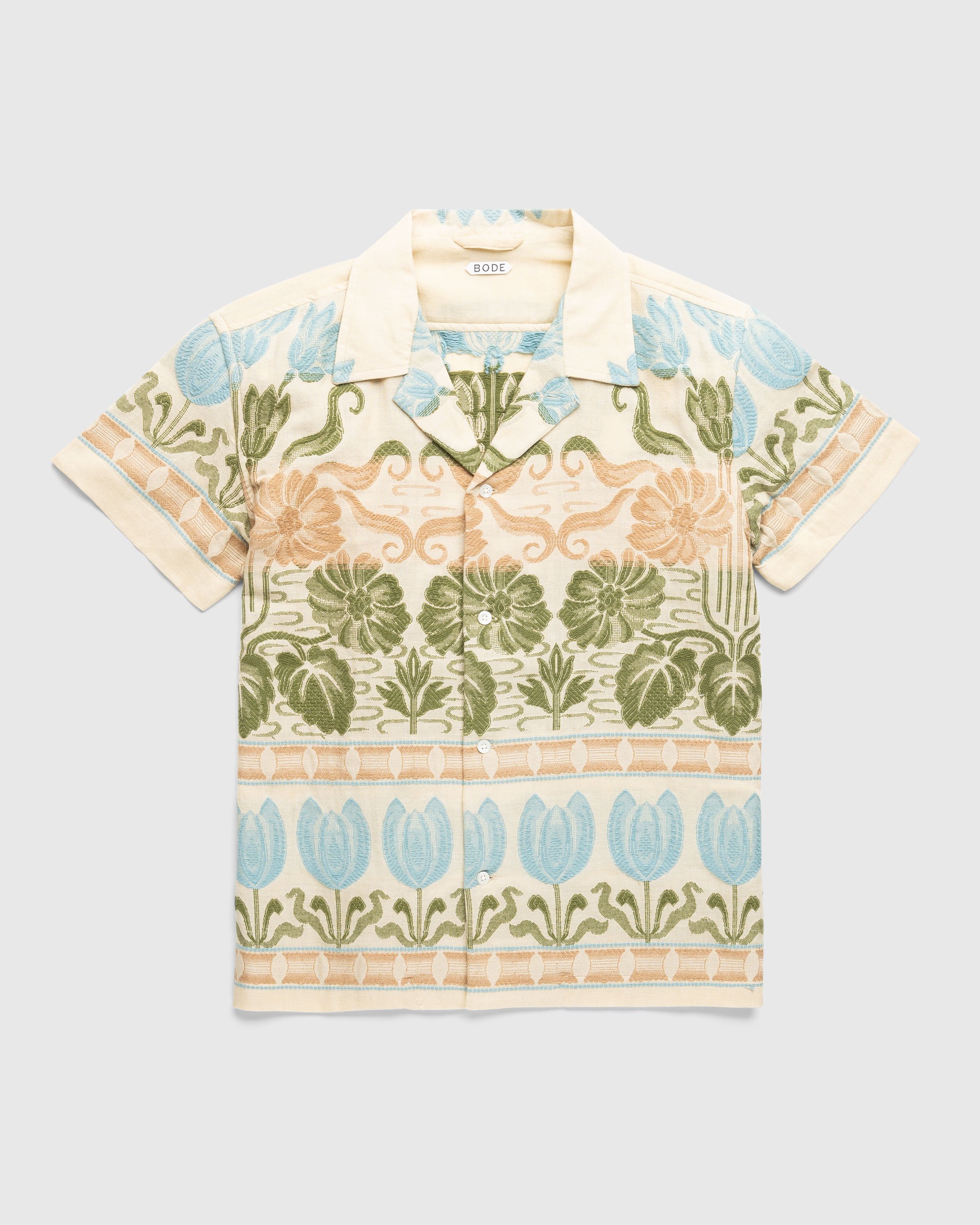 Bode - Tulipa Short-Sleeve Shirt Multi - Shortsleeve Shirts - MULTI - Image 1
