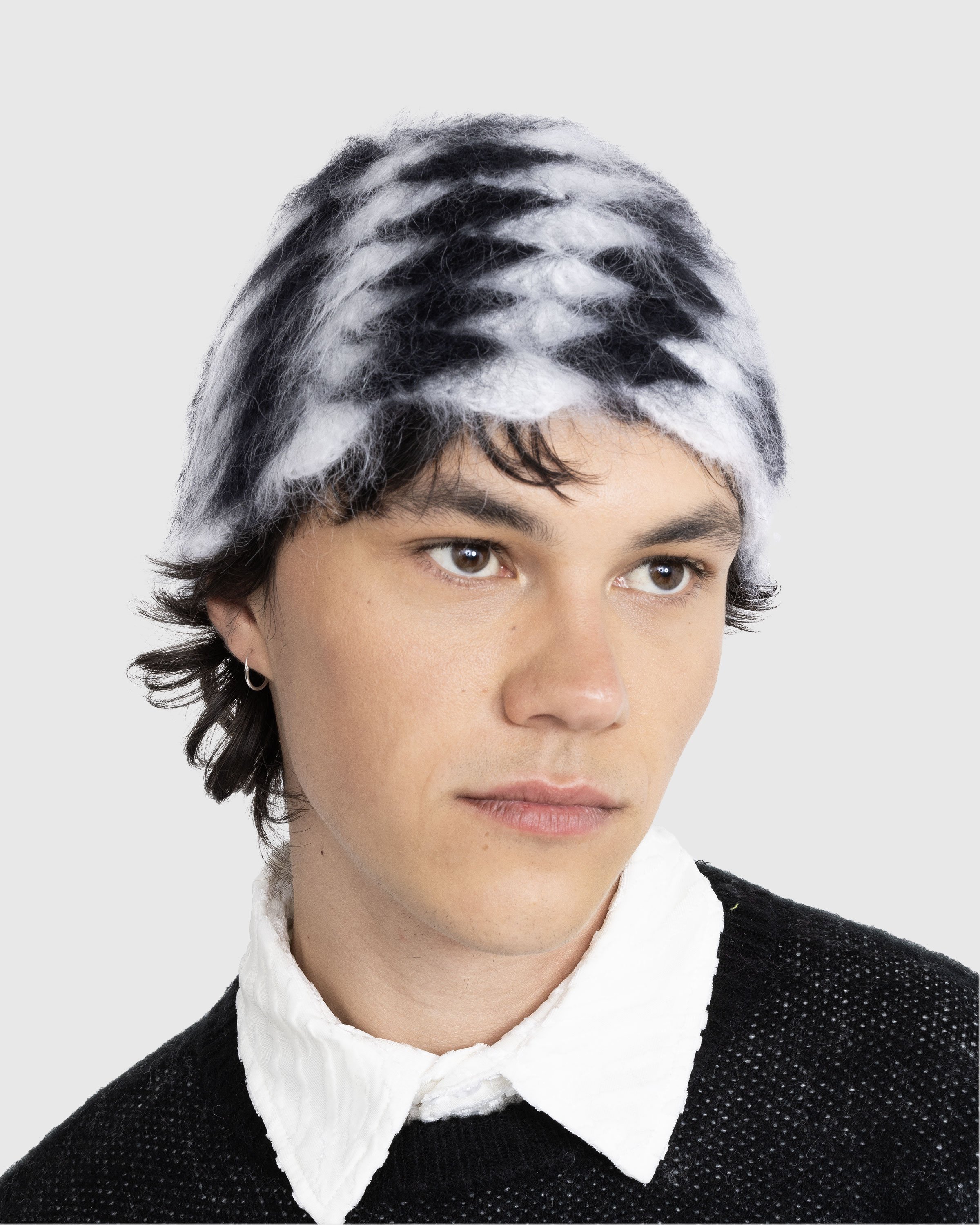 SSU - Brushed Mohair Seashell Bucket Hat Jester White - Accessories - White - Image 2