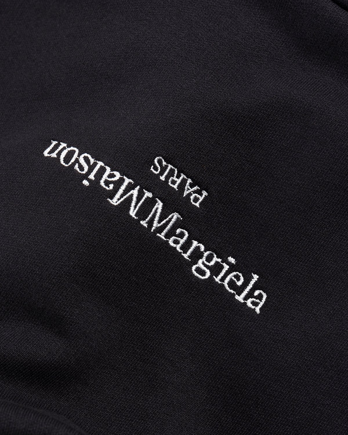 Maison Margiela - Logo Hoodie Black - Clothing - Black - Image 9