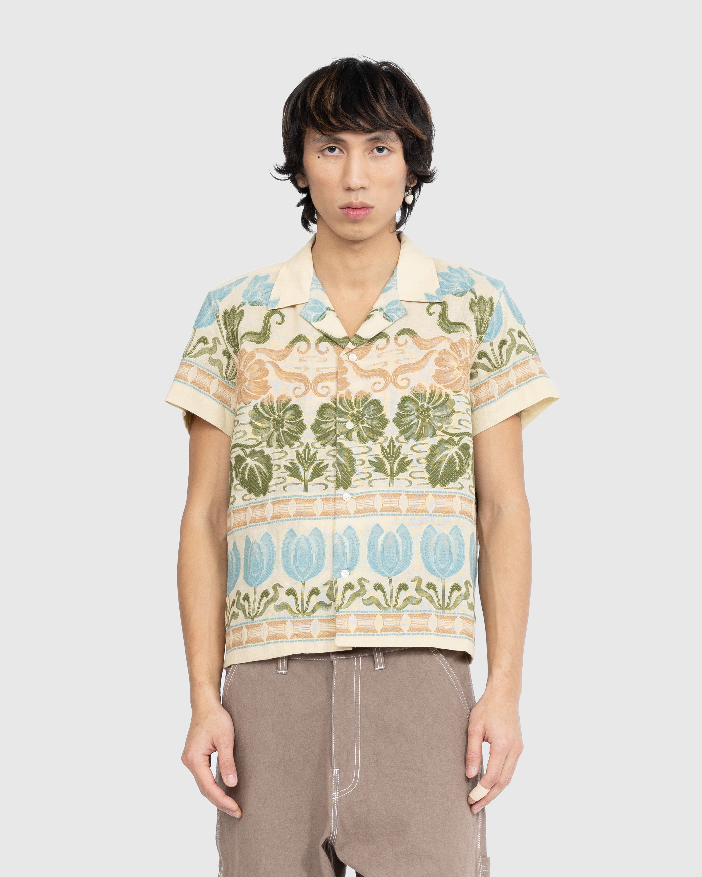Bode - Tulipa Short-Sleeve Shirt Multi - Shortsleeve Shirts - MULTI - Image 2