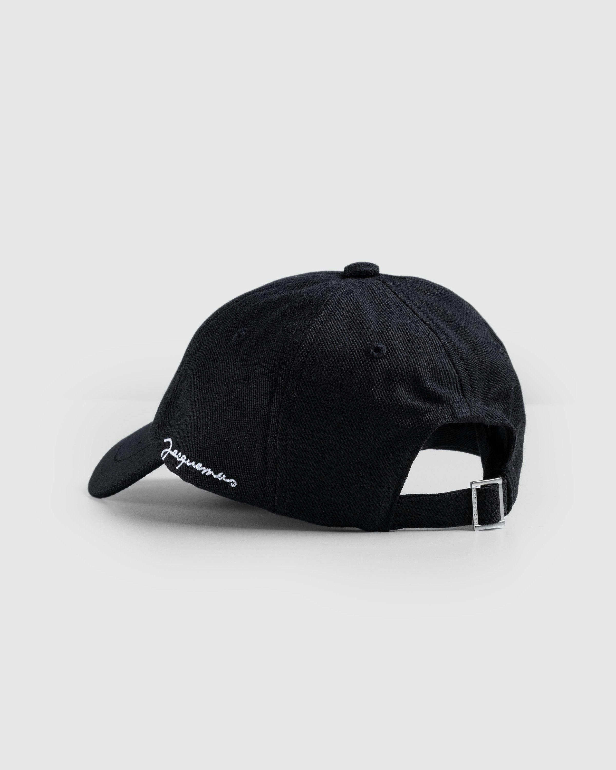 JACQUEMUS - LA CASQUETTE JACQUEMUS BLACK - Accessories - BLACK - Image 2