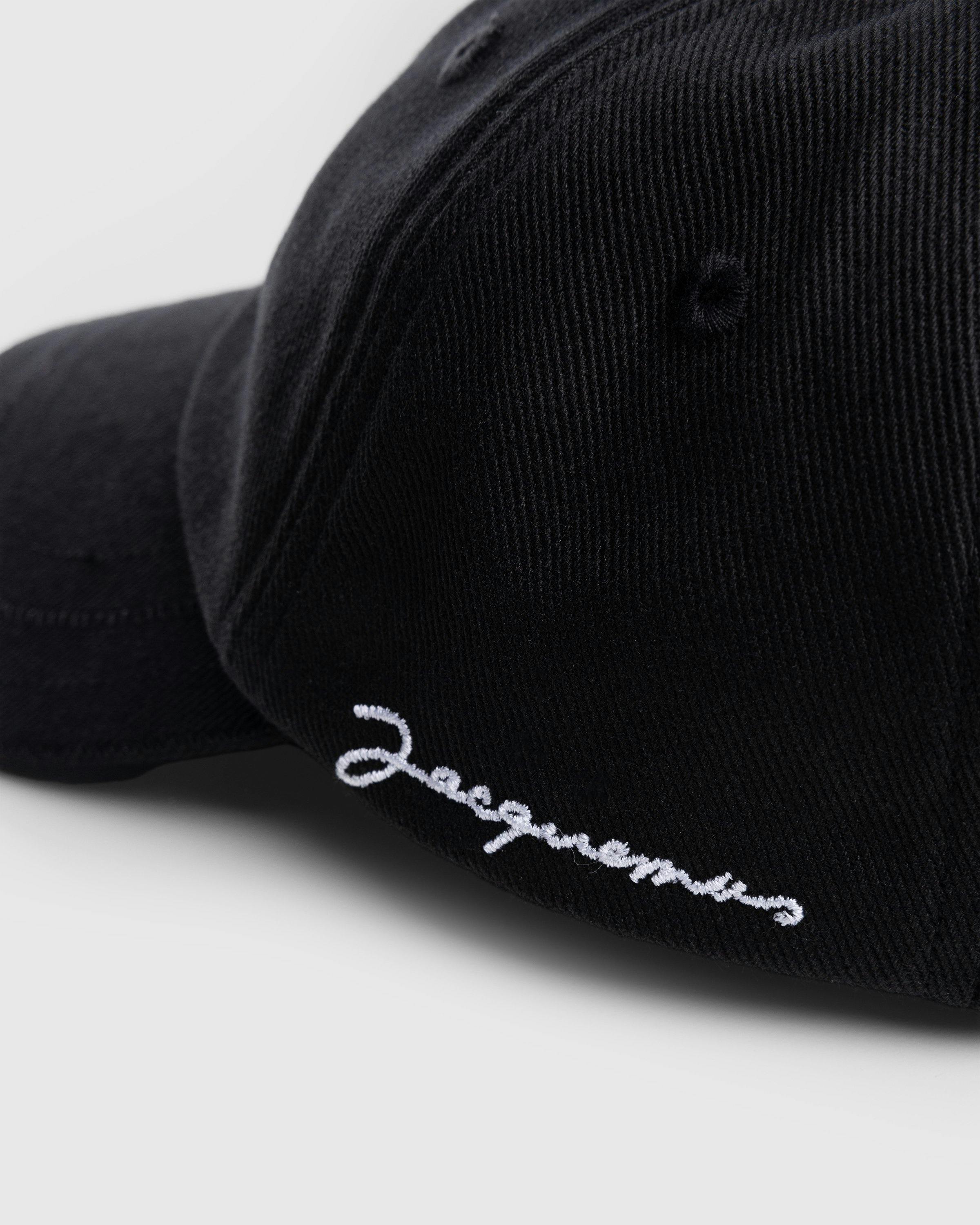 JACQUEMUS - LA CASQUETTE JACQUEMUS BLACK - Accessories - BLACK - Image 4