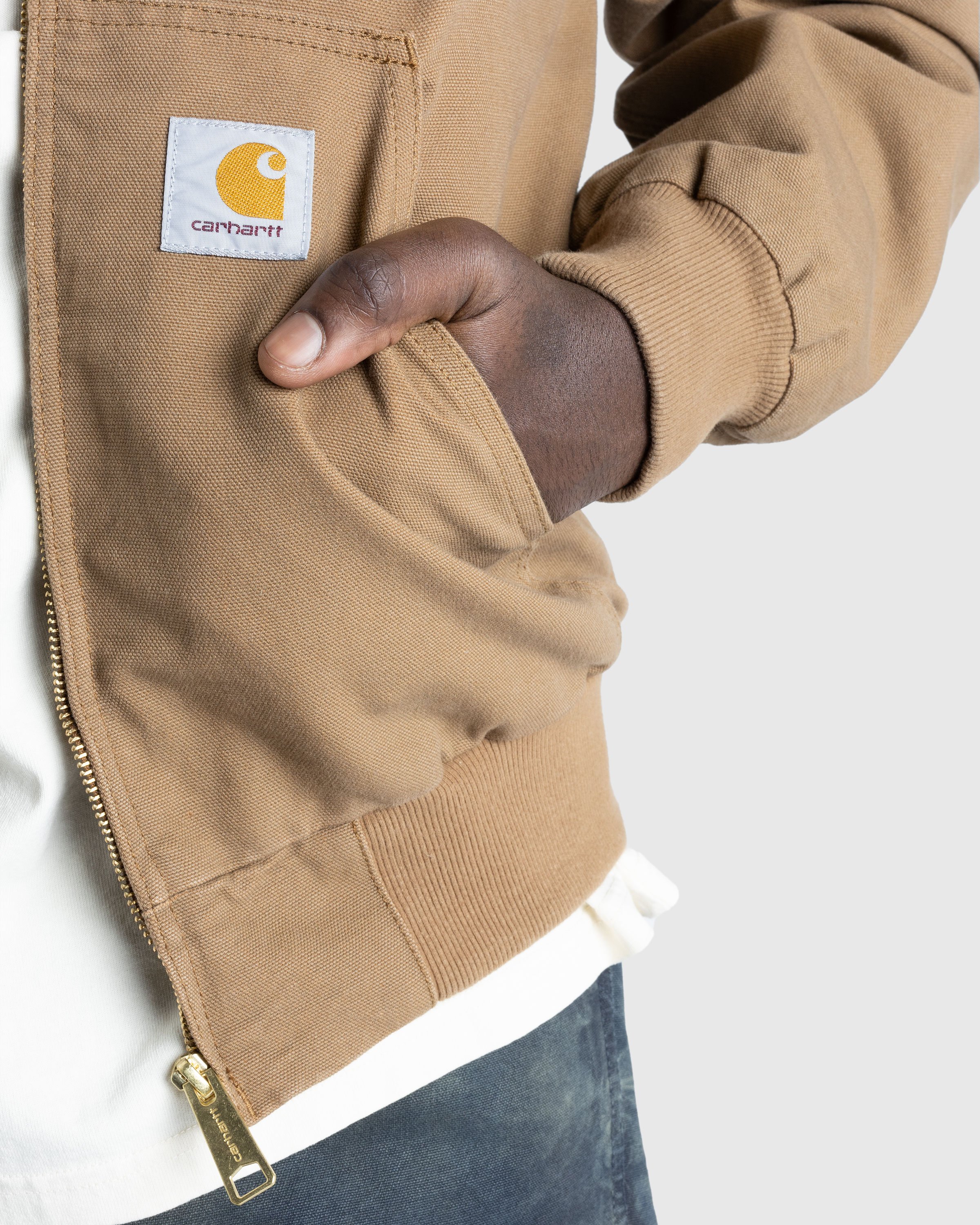 Carhartt WIP - Active Jacket Hamilton Brown /rinsed - Clothing - Brown - Image 5