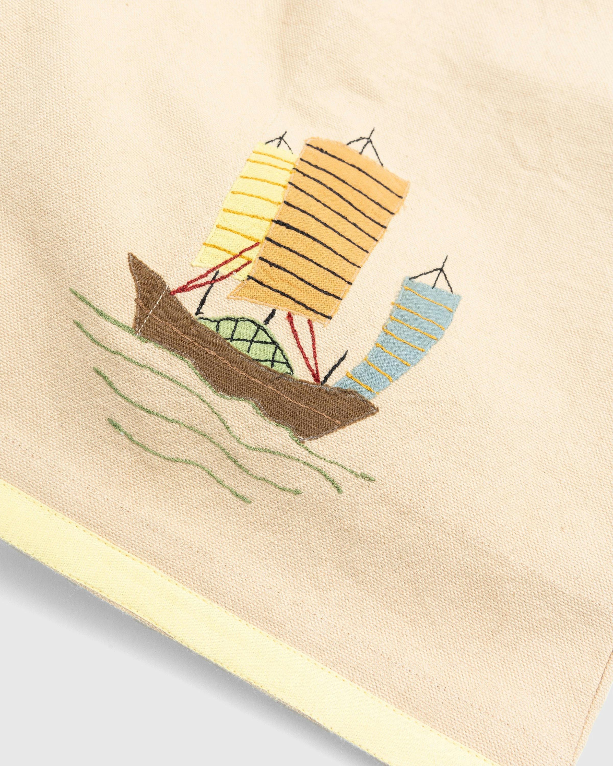 Bode - Ship Applique Shorts Tan - Clothing - Beige - Image 2