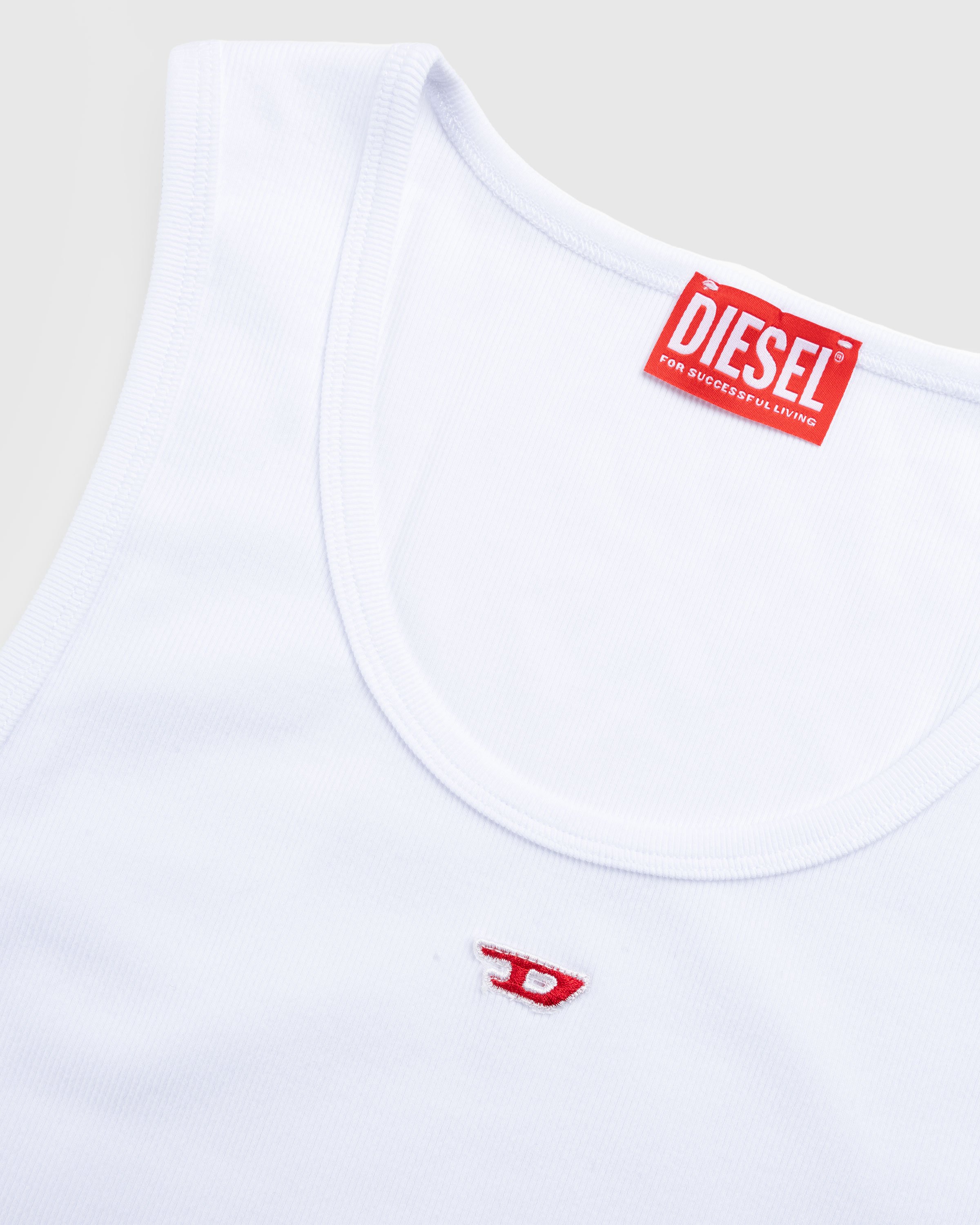 Diesel - T-Lifty-D Tank Top White - Clothing - Beige - Image 2