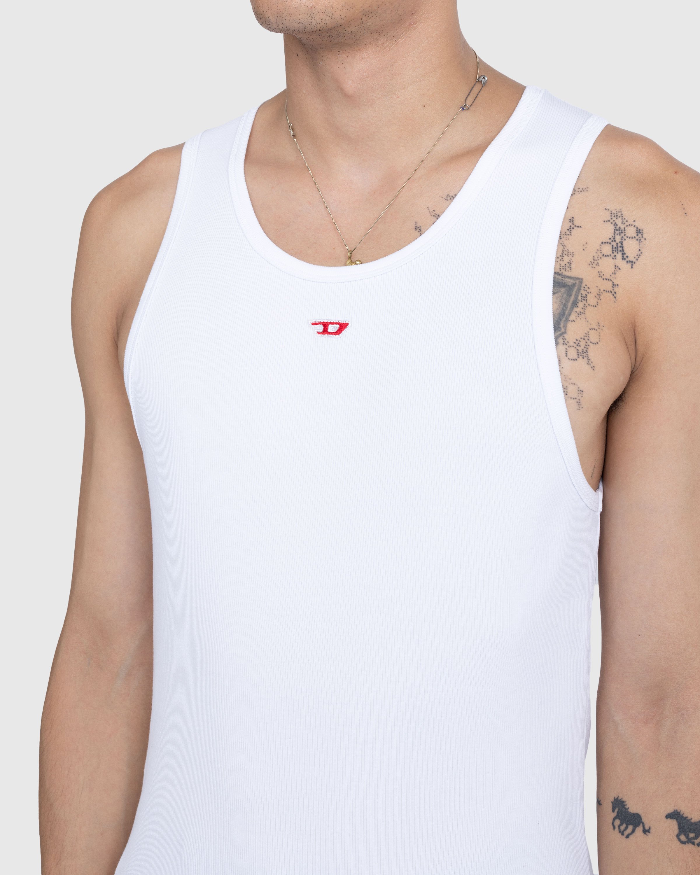 Diesel - T-Lifty-D Tank Top White - Clothing - Beige - Image 3