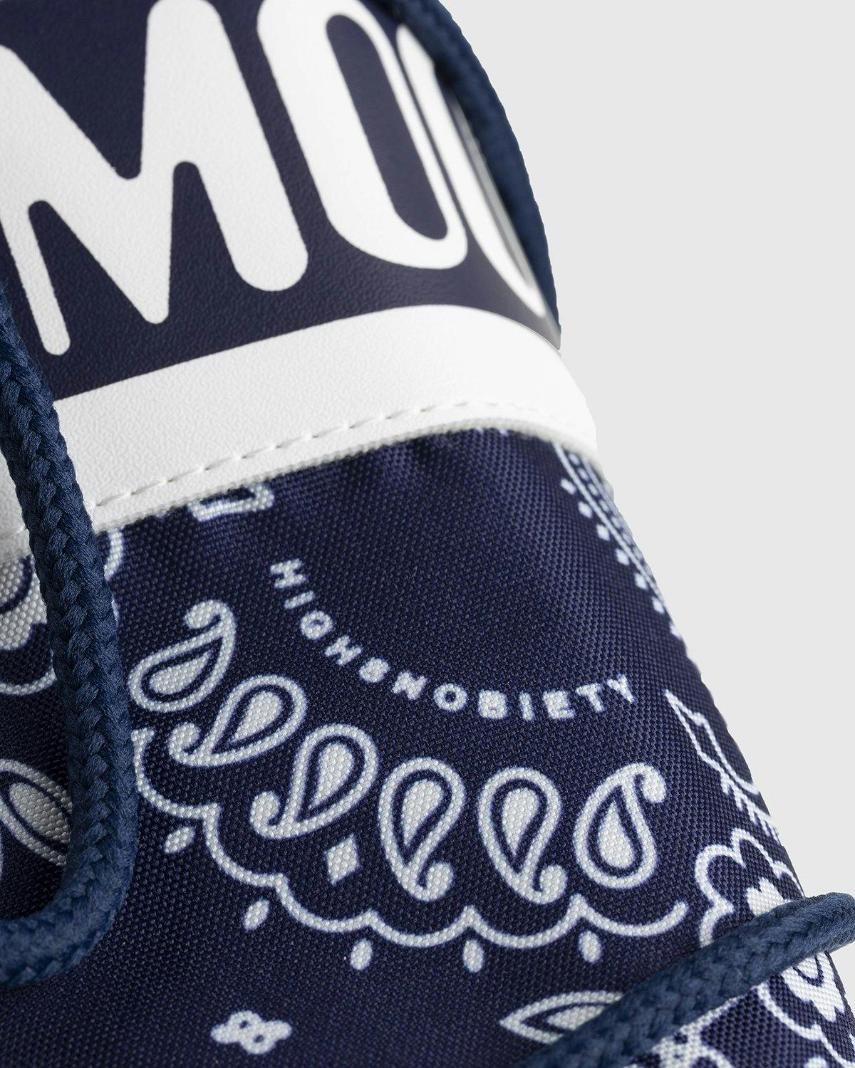 Moon Boot x Highsnobiety - Icon Boot Bandana Blue - Footwear - Blue - Image 8